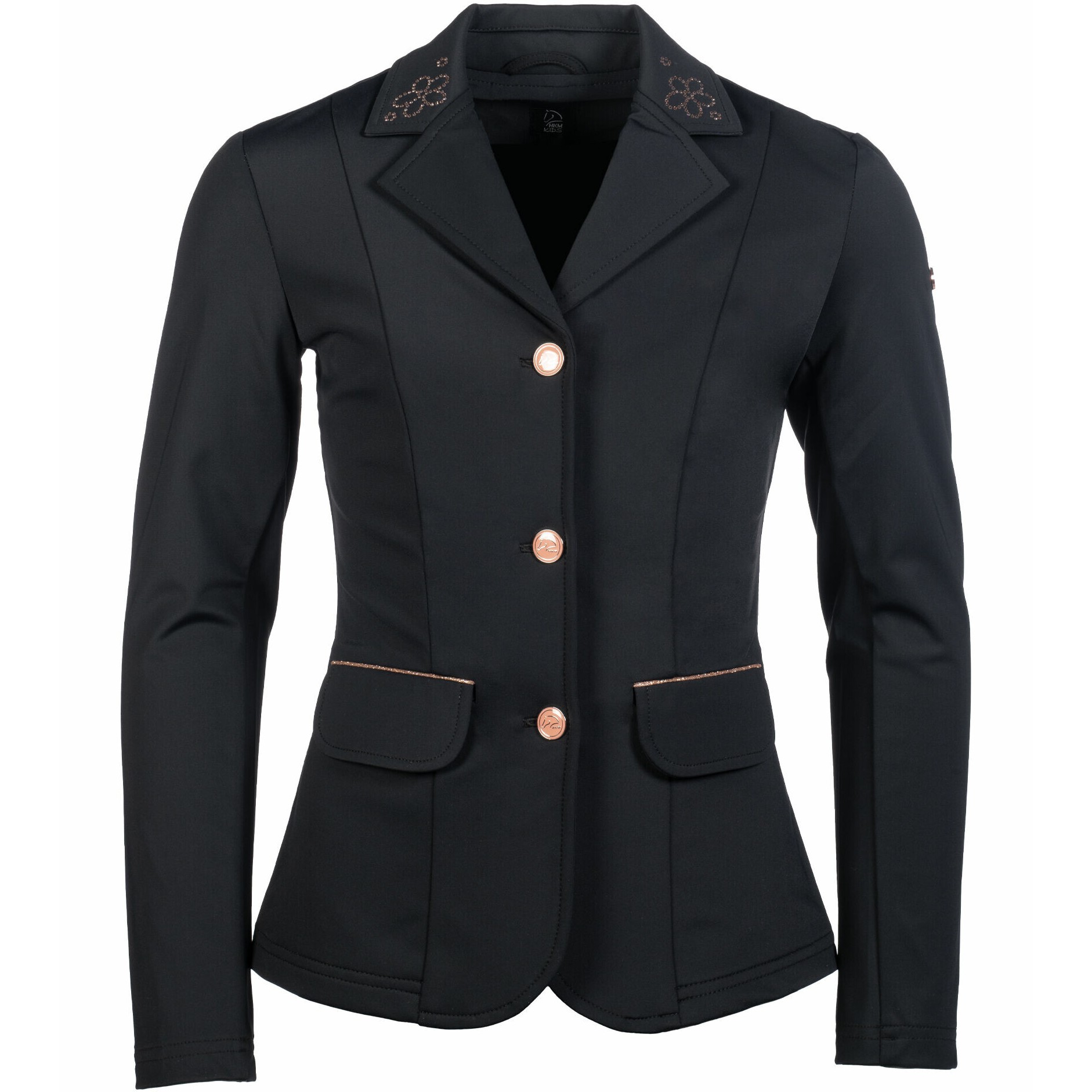 Kinder Turnierjacket FLORA KIDS schwarz Kinder Turnierjacket FLORA KIDS schwarz