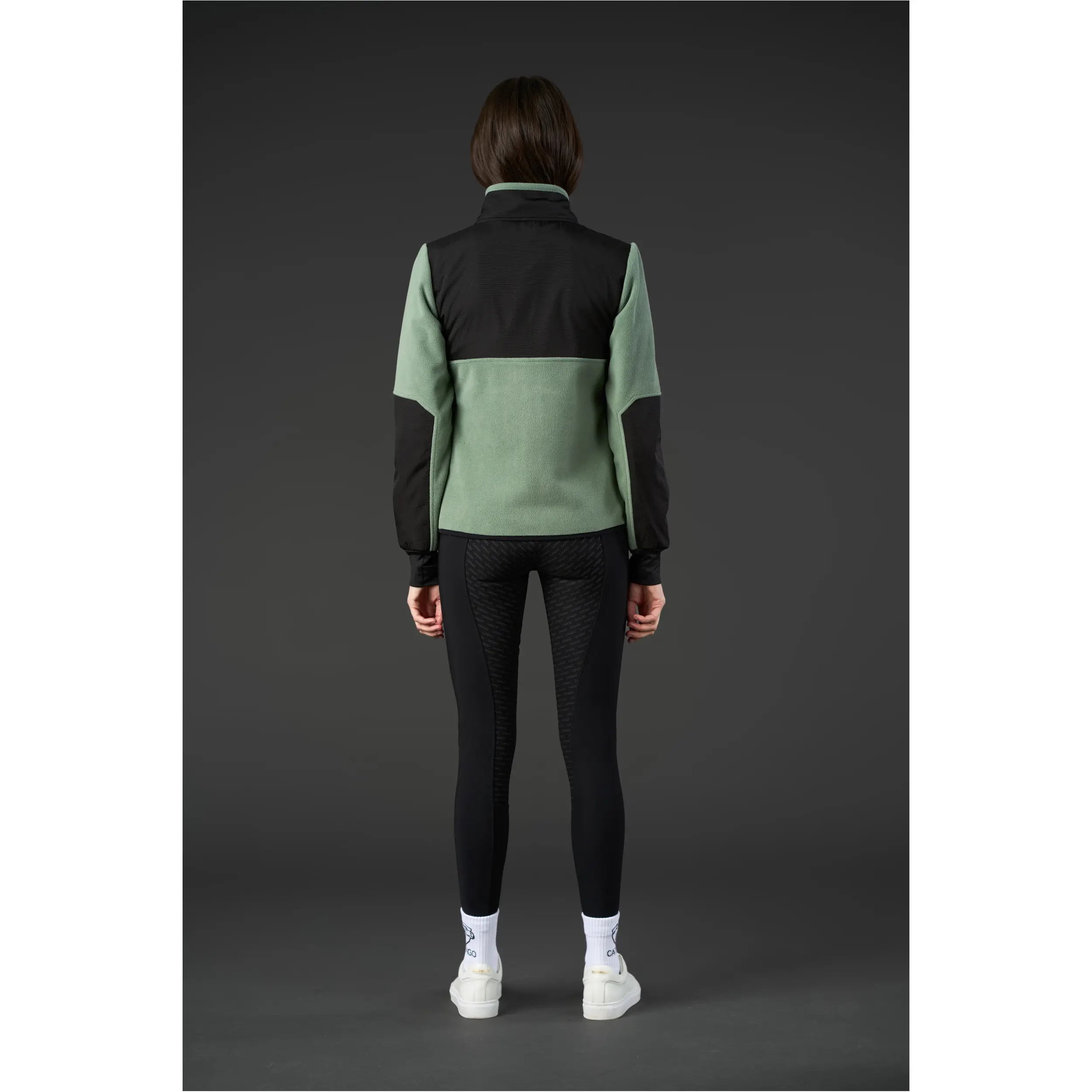Damen Fleecereitjacke NORMA ZIP laurel wreath