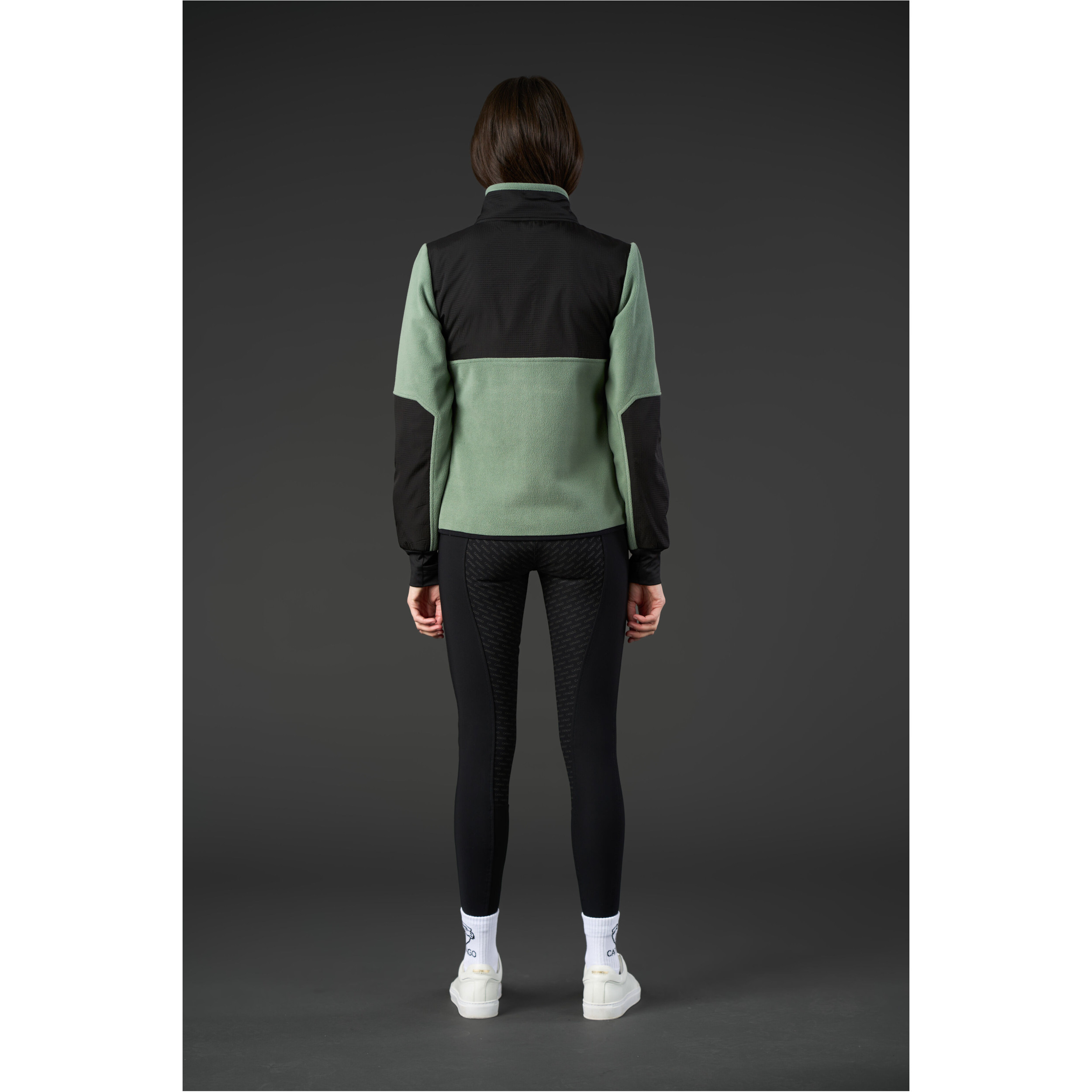 Damen Fleecereitjacke NORMA ZIP laurel wreath