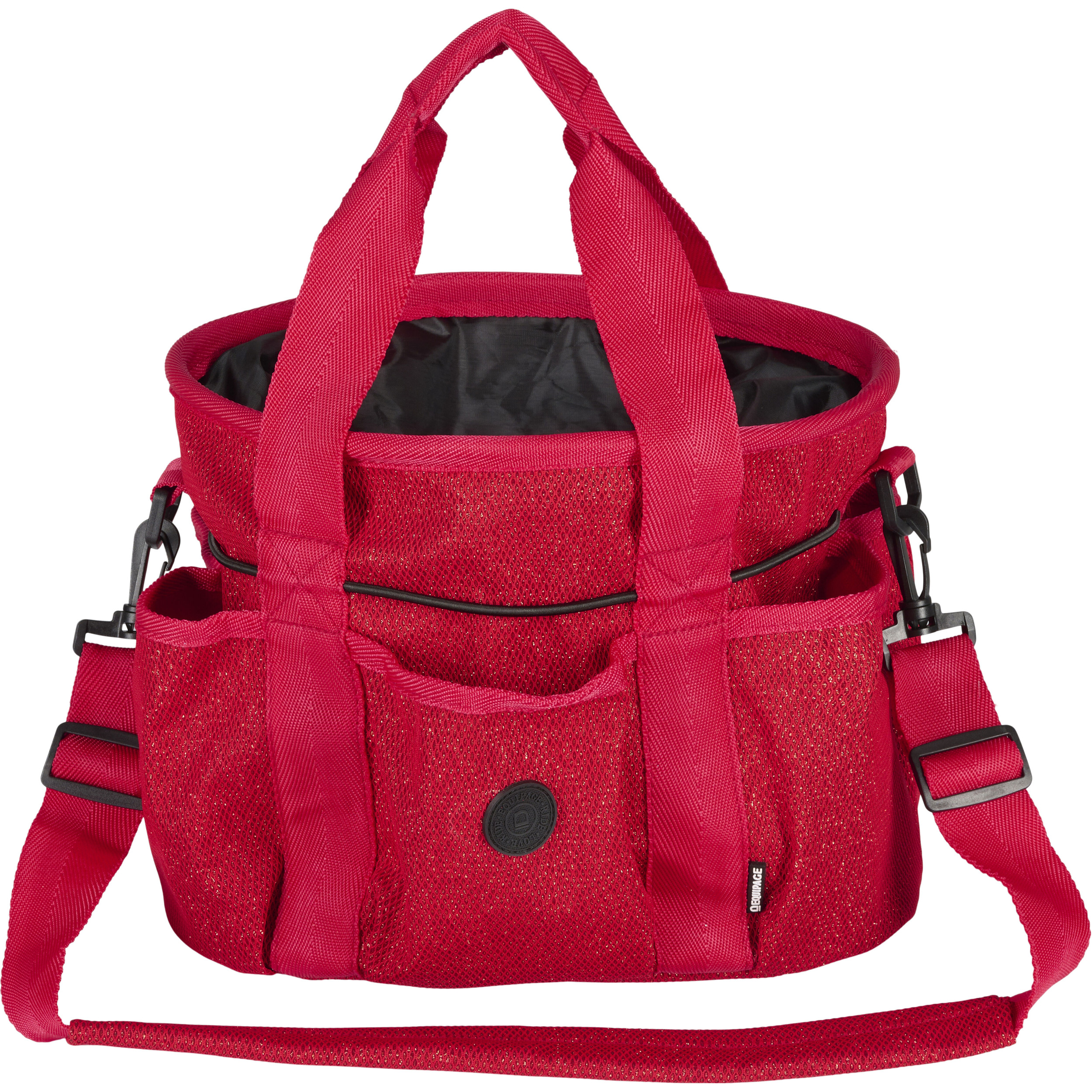 Putztasche GLITTER rot