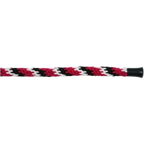 Führstrick mit Panikhaken MUSTANG rot/schwarz/weiß 200cm
