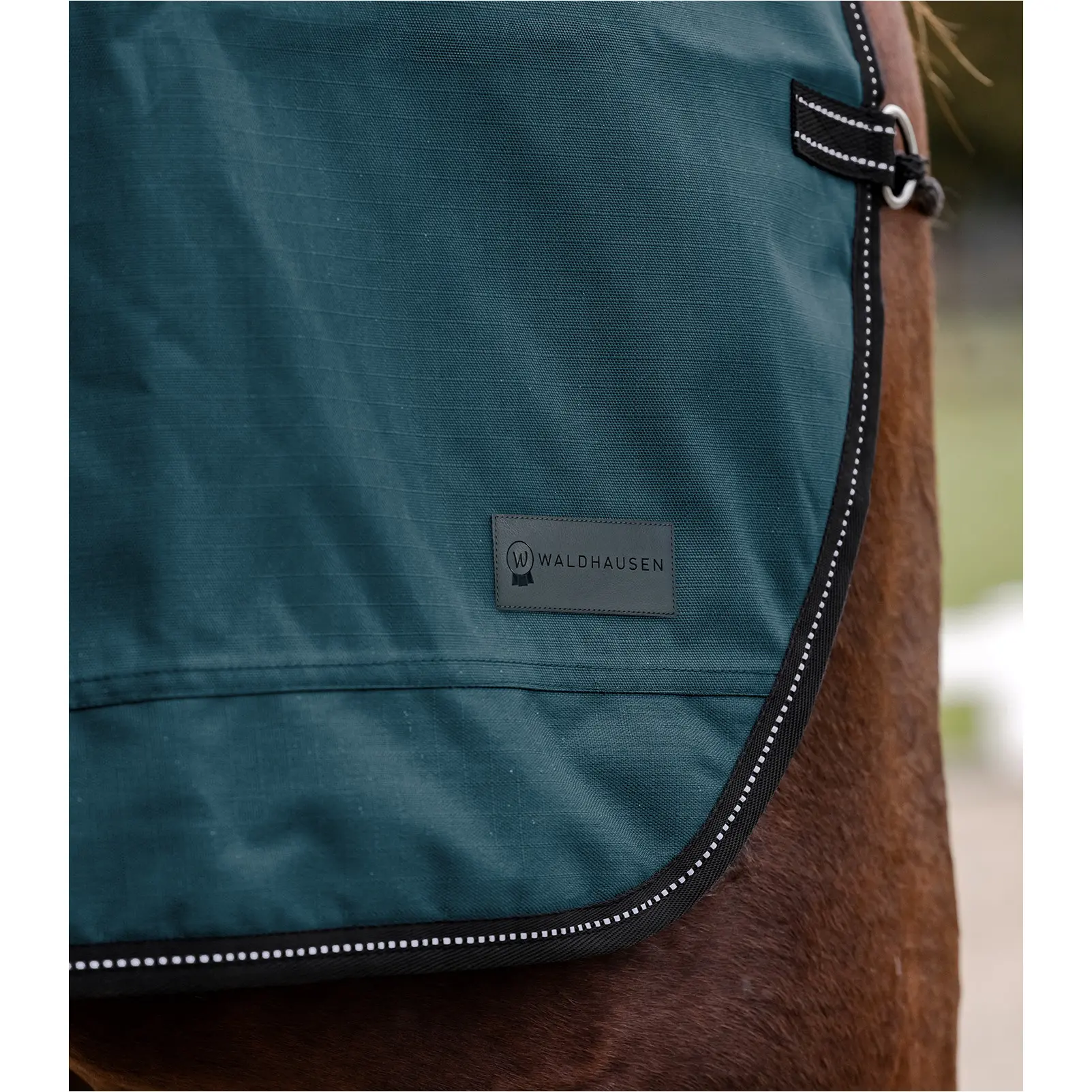 Regen-Nierendecke reflektierend 50g Füllung SALZBURG petrolblau