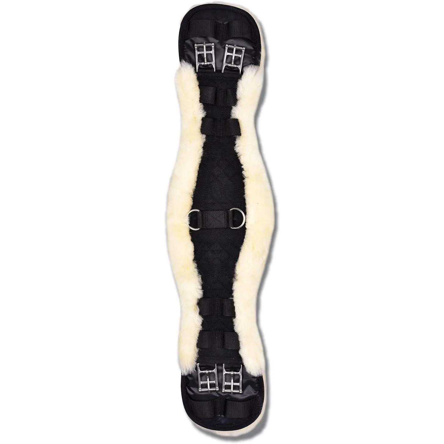 Kurzgurt LAMMFELL schwarz