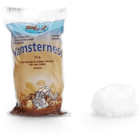 Hamsterwatte 30g weiß