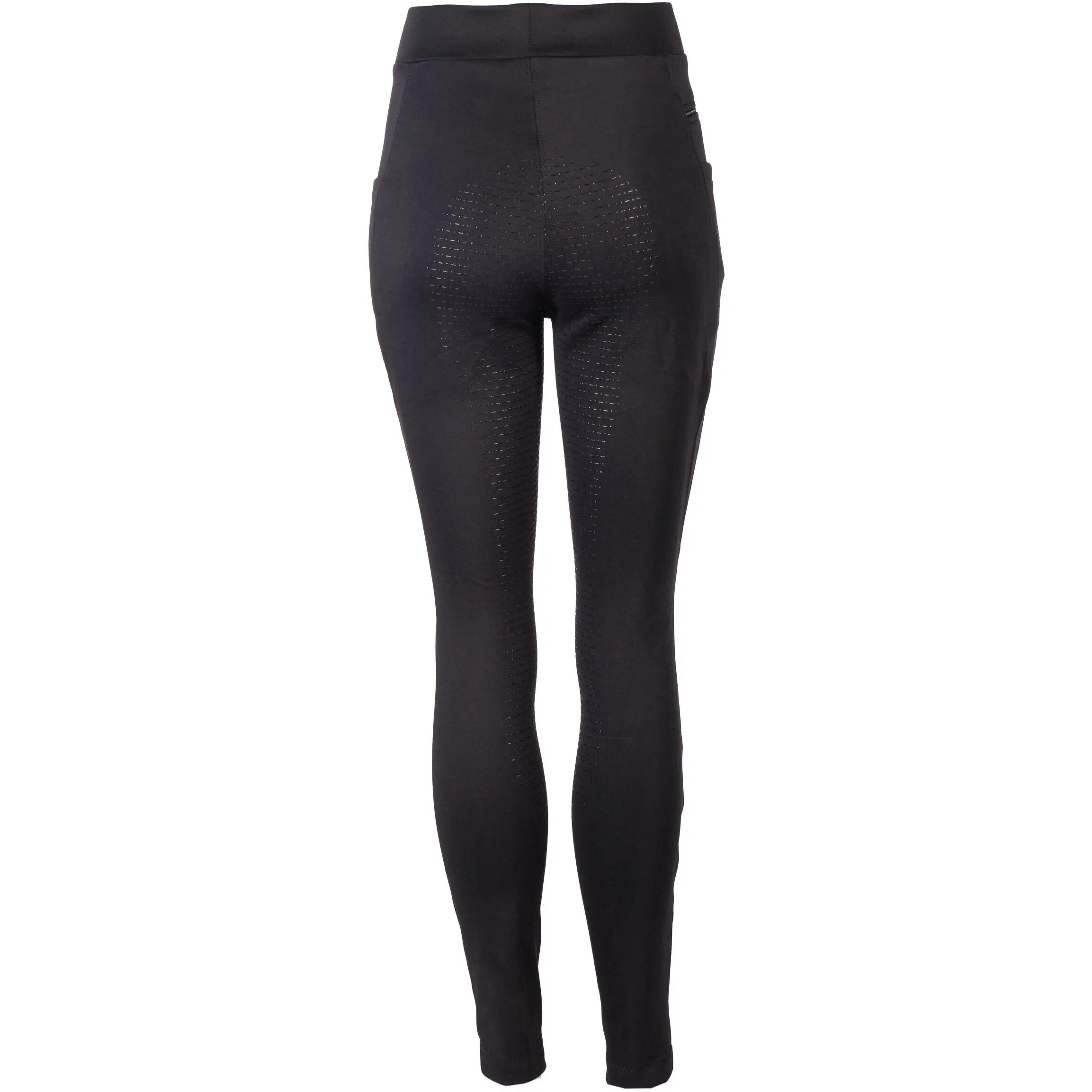 Winter Damen Reitleggings Silikon Vollbesatz MAJA schwarz