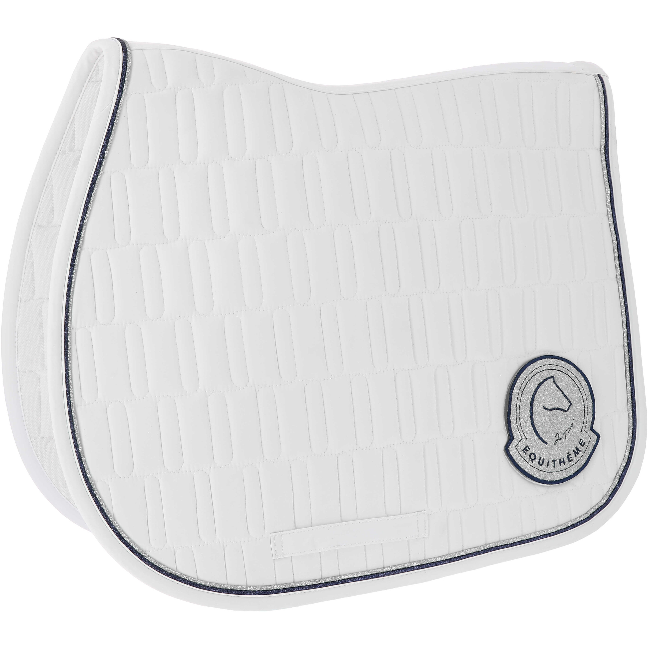 Schabracke mit Nummernhalter Je t'aime COMPET weiß Warmblut Vielseitigkeit