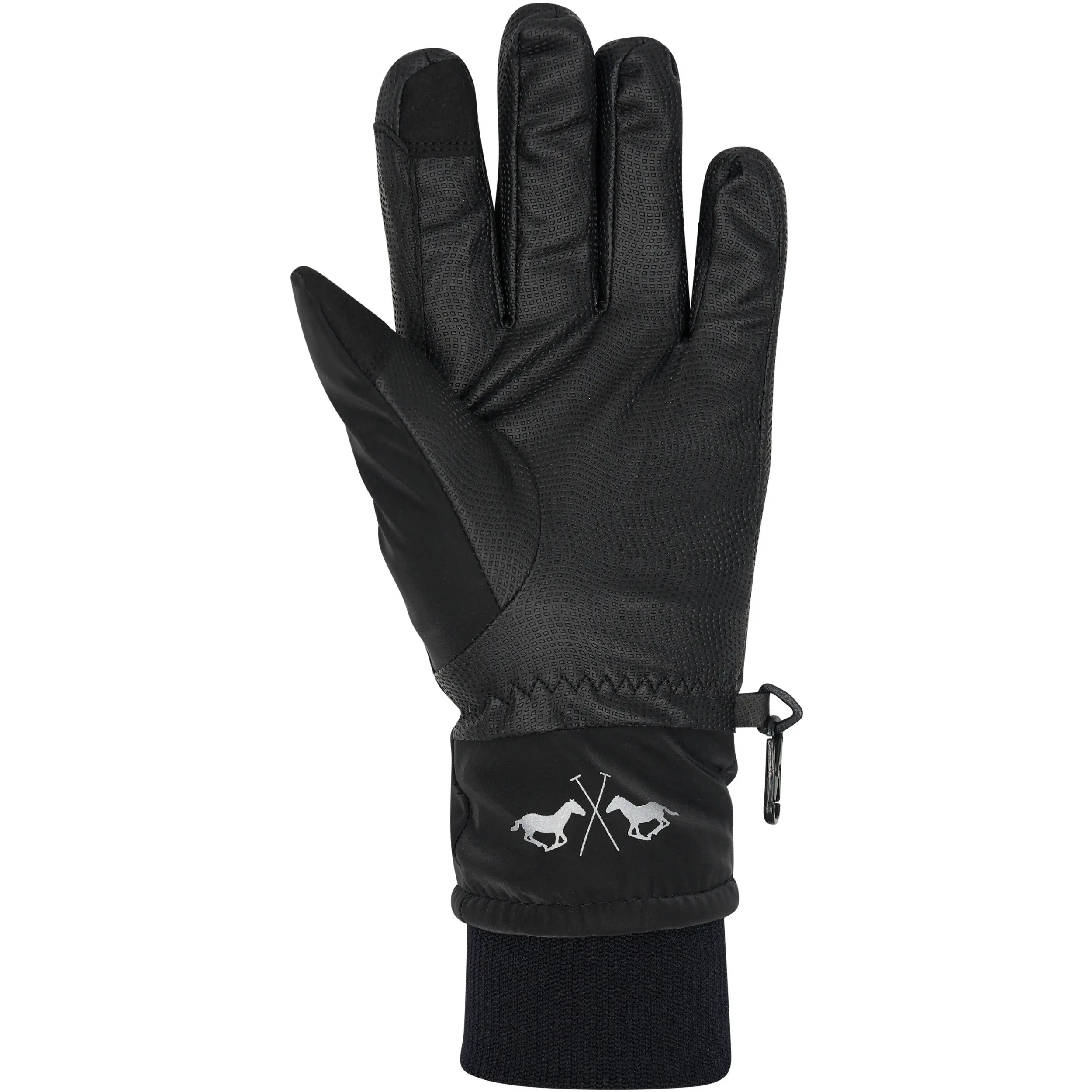 Winter Damen Reithandschuhe HVPNovie schwarz