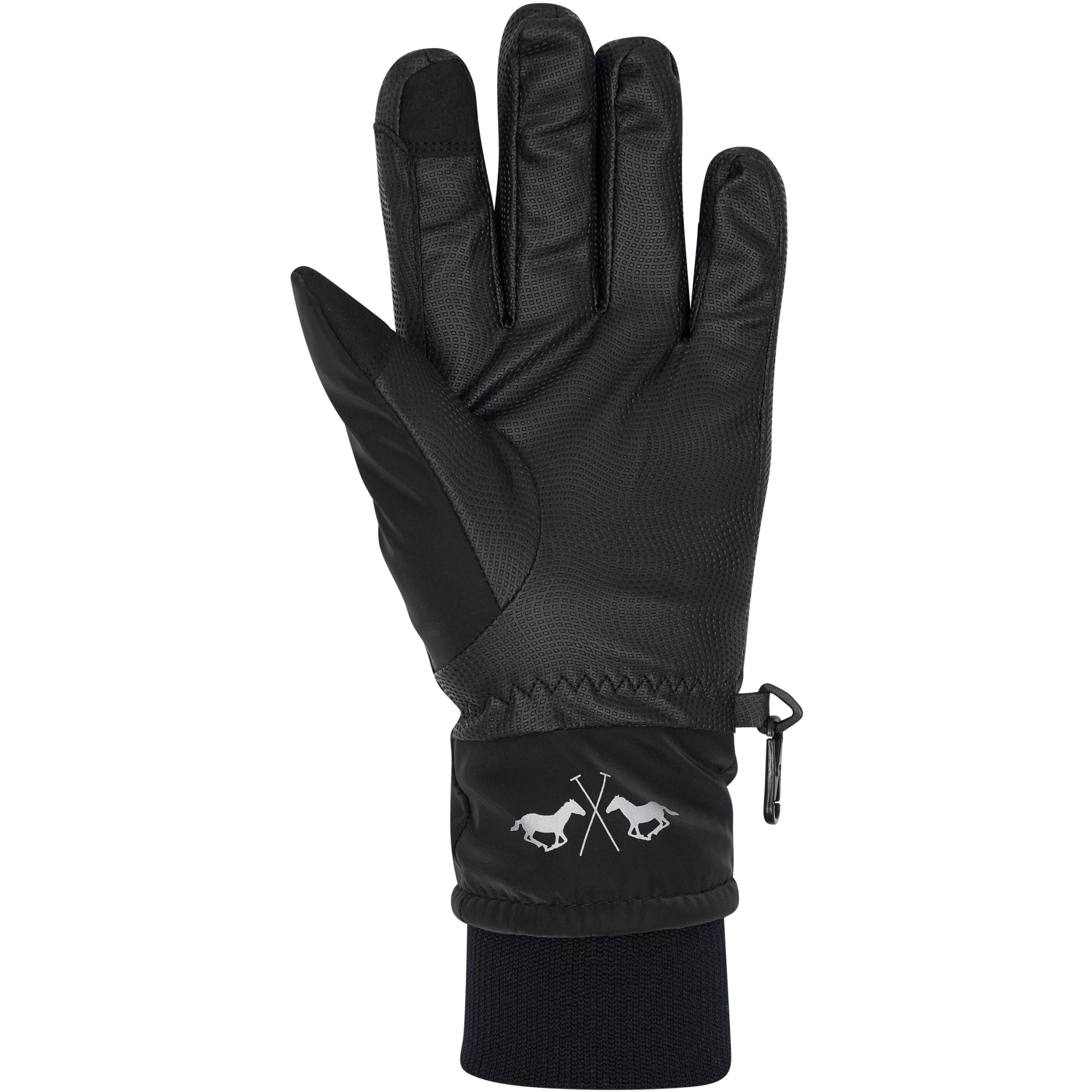 Winter Damen Reithandschuhe HVPNovie schwarz