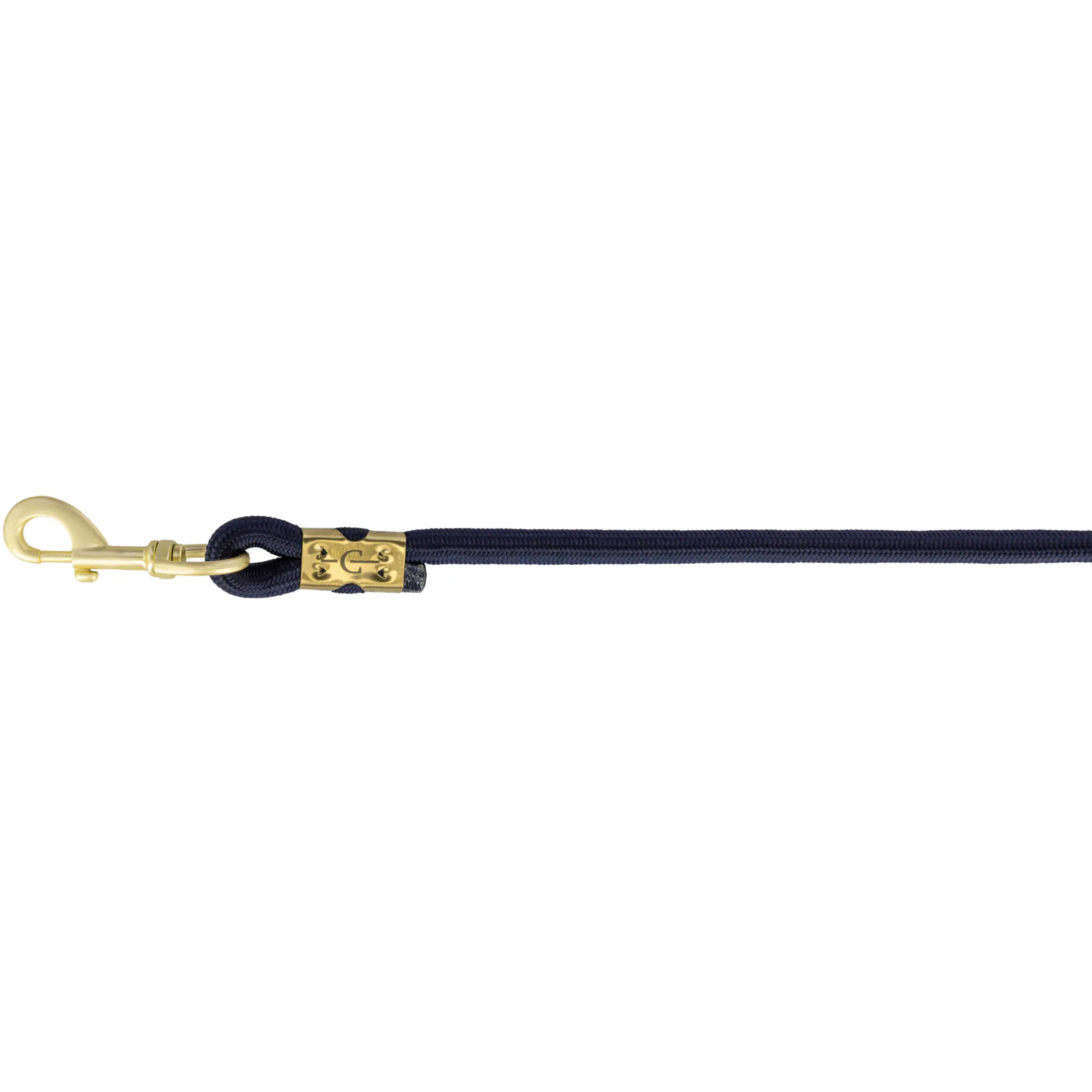 Führstrick mit Karabinerhaken SuperSoft navy