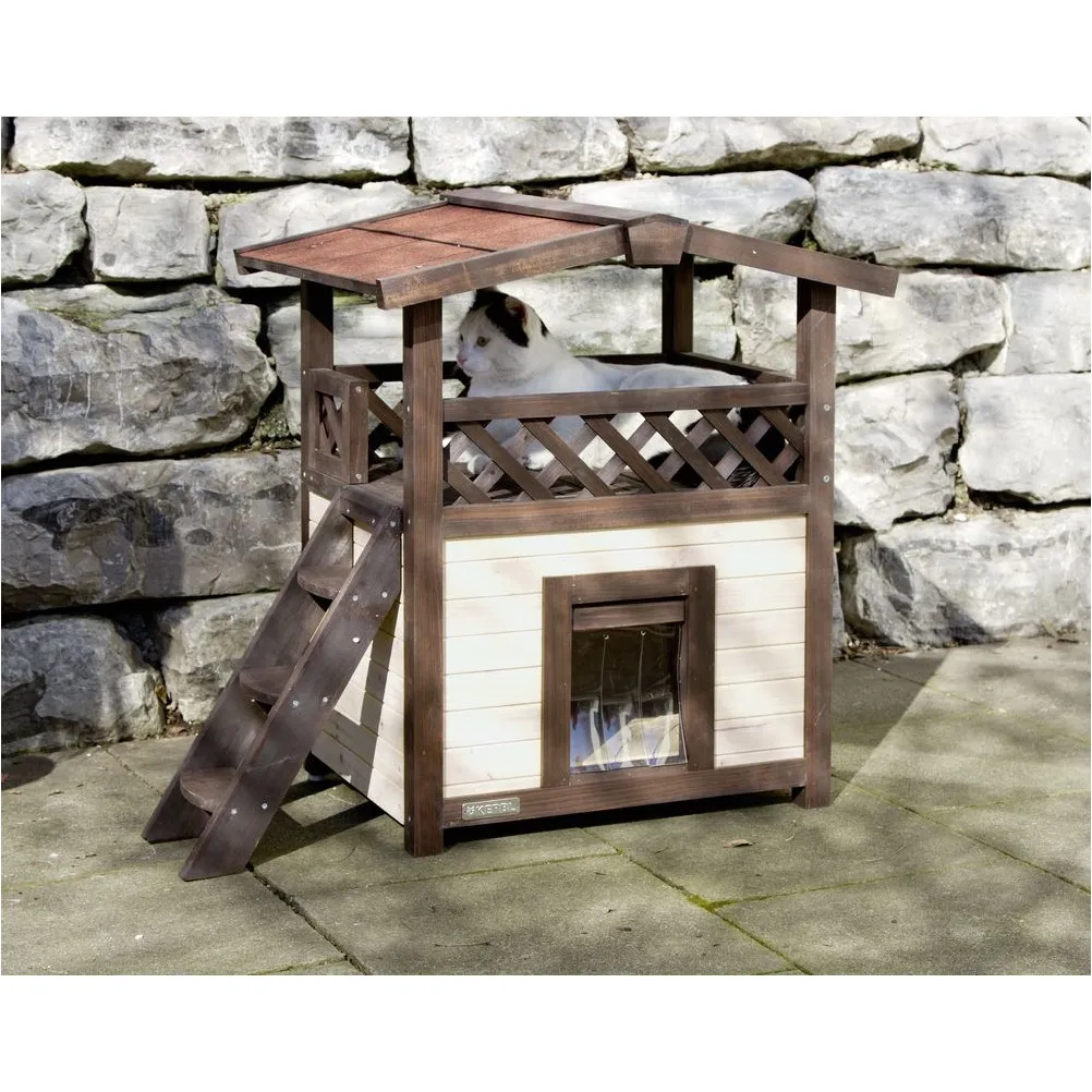 Katzenhaus 4-SEASONS DELUXE 88x57x77cm