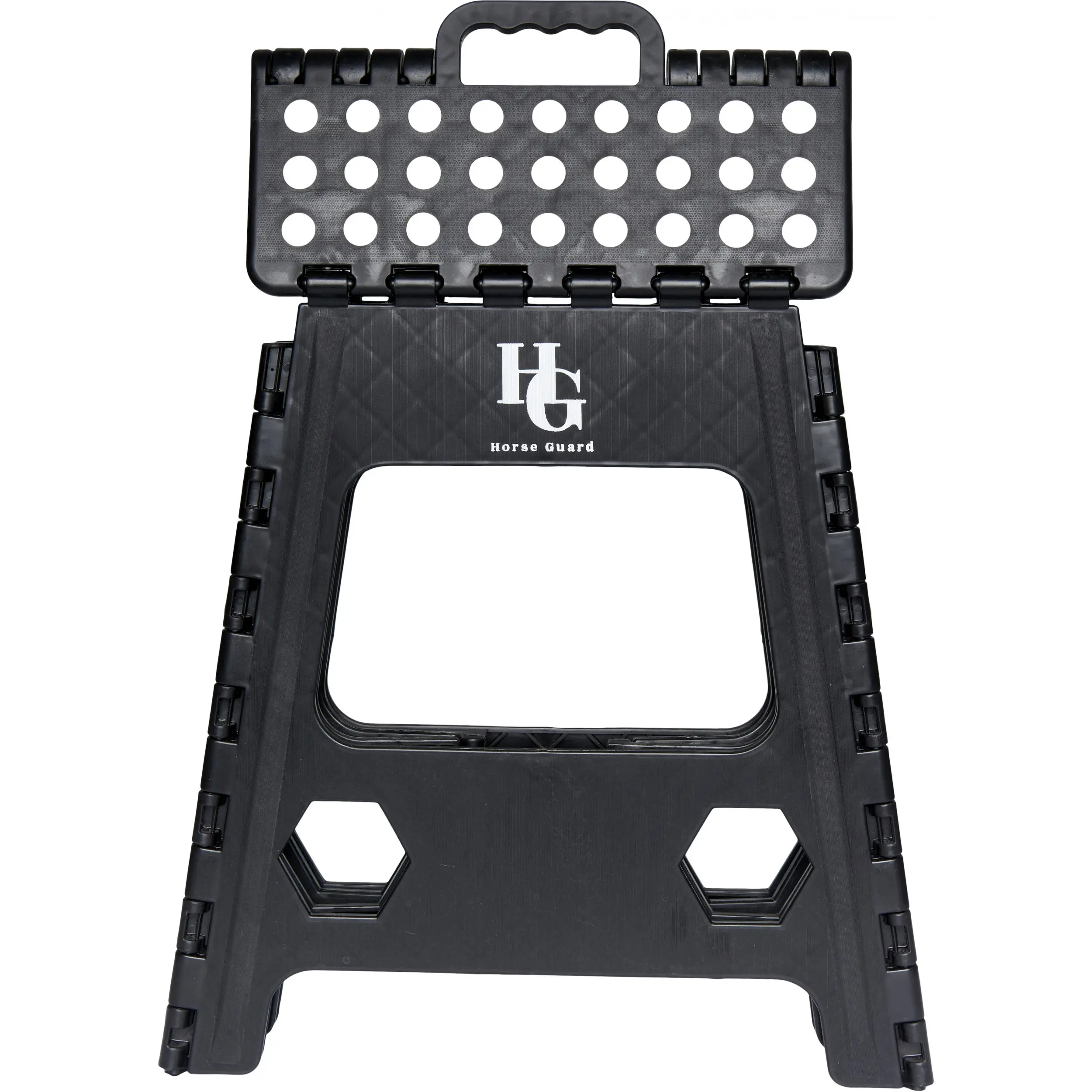 Klappbarer Hocker schwarz