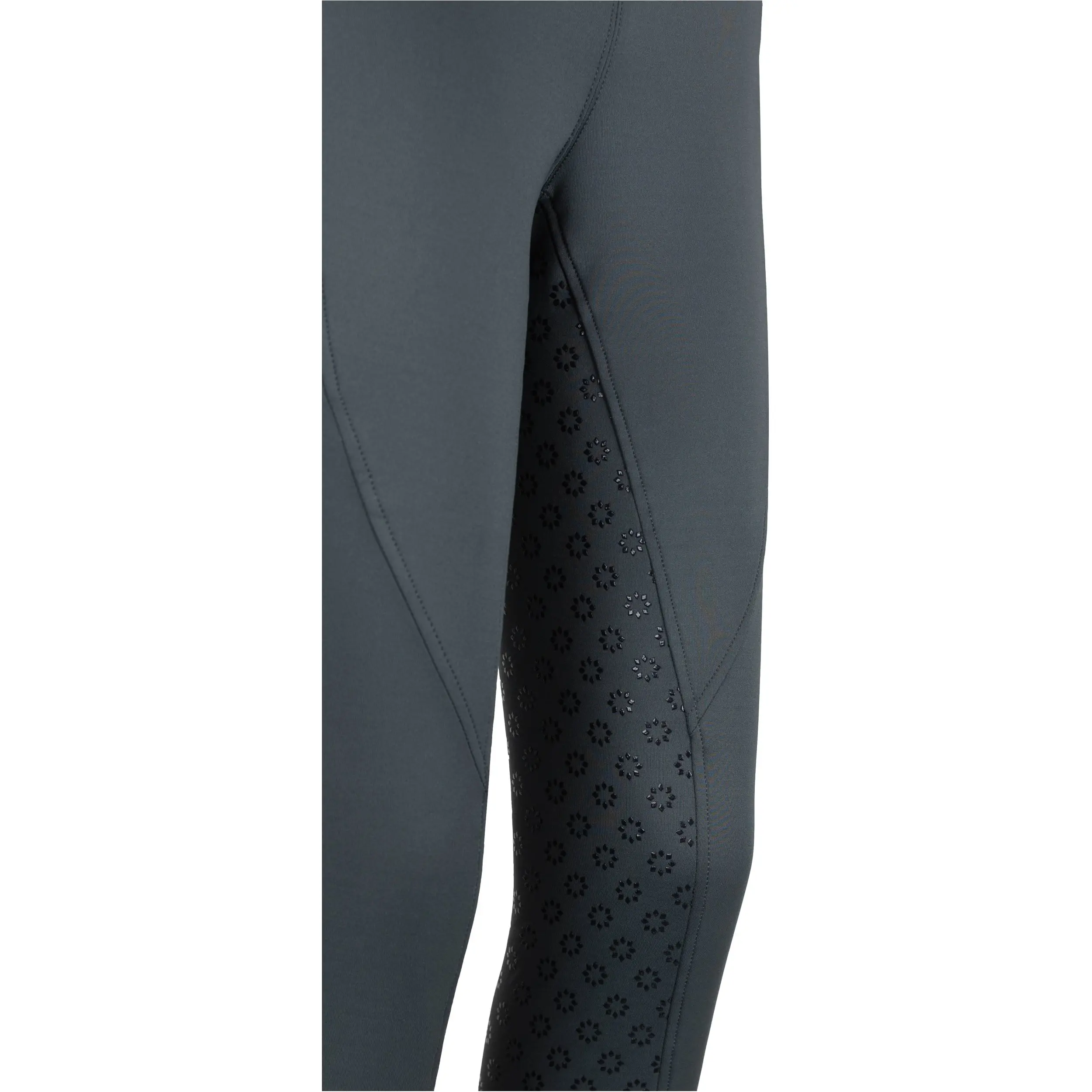 Winter Kinder Reitleggings Silikon Vollbesatz THEA graphite