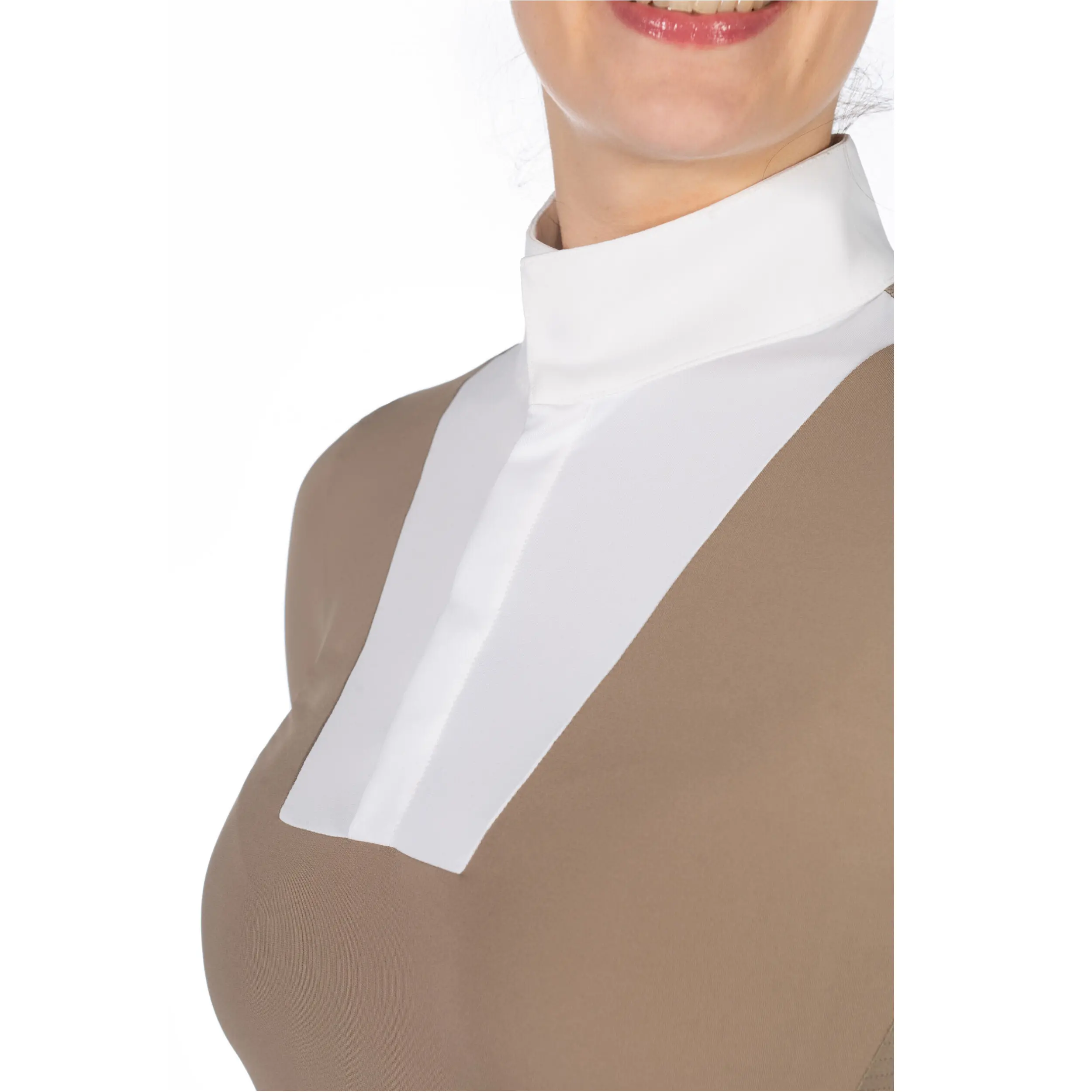Damen Turniershirt Langarm VIRGINIA taupe