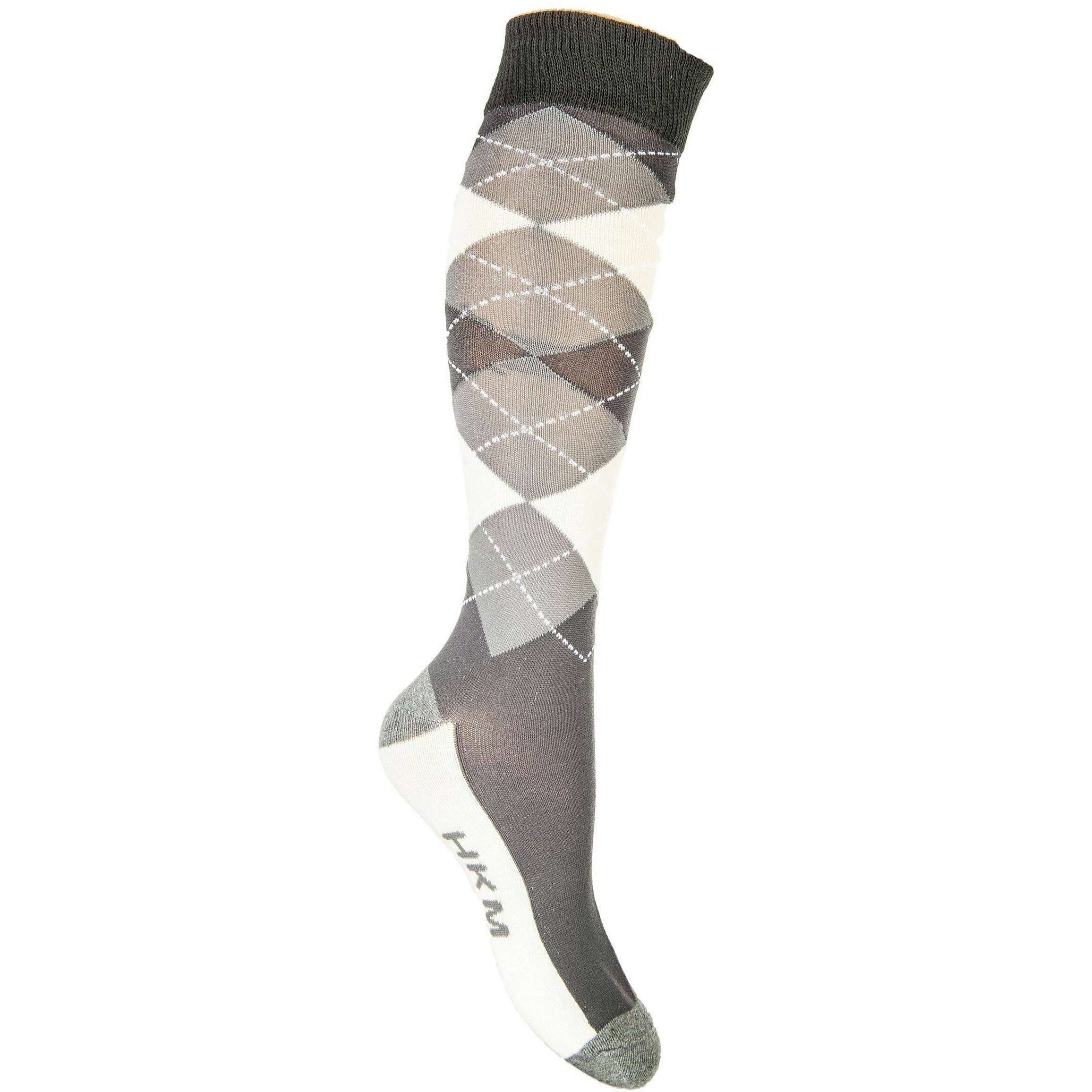 Reitsocken CHECK CLASSICO grau/vanille Reitsocken CHECK CLASSICO grau/vanille