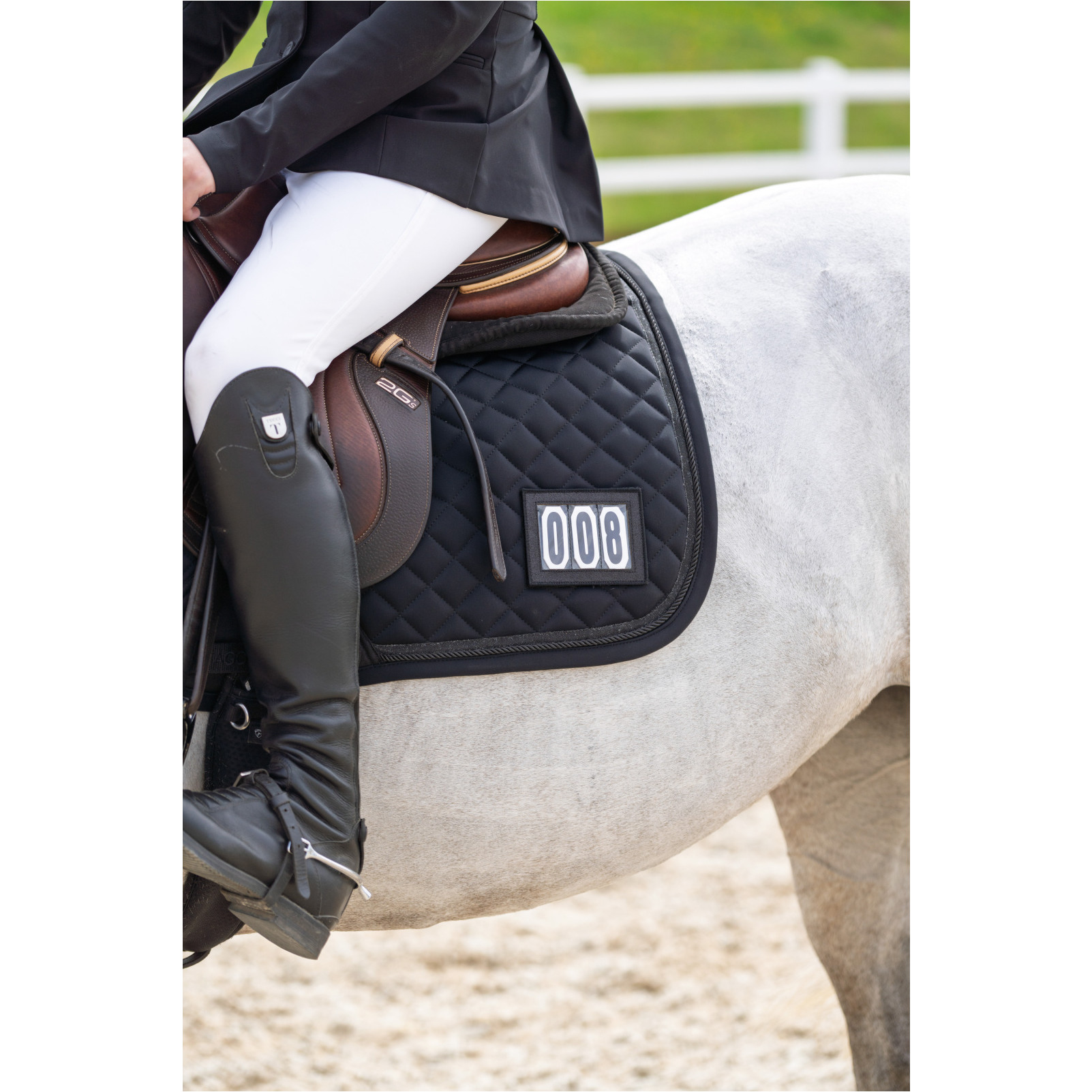 Schabracke mit Startnummer TREASURE 2.0 schwarz