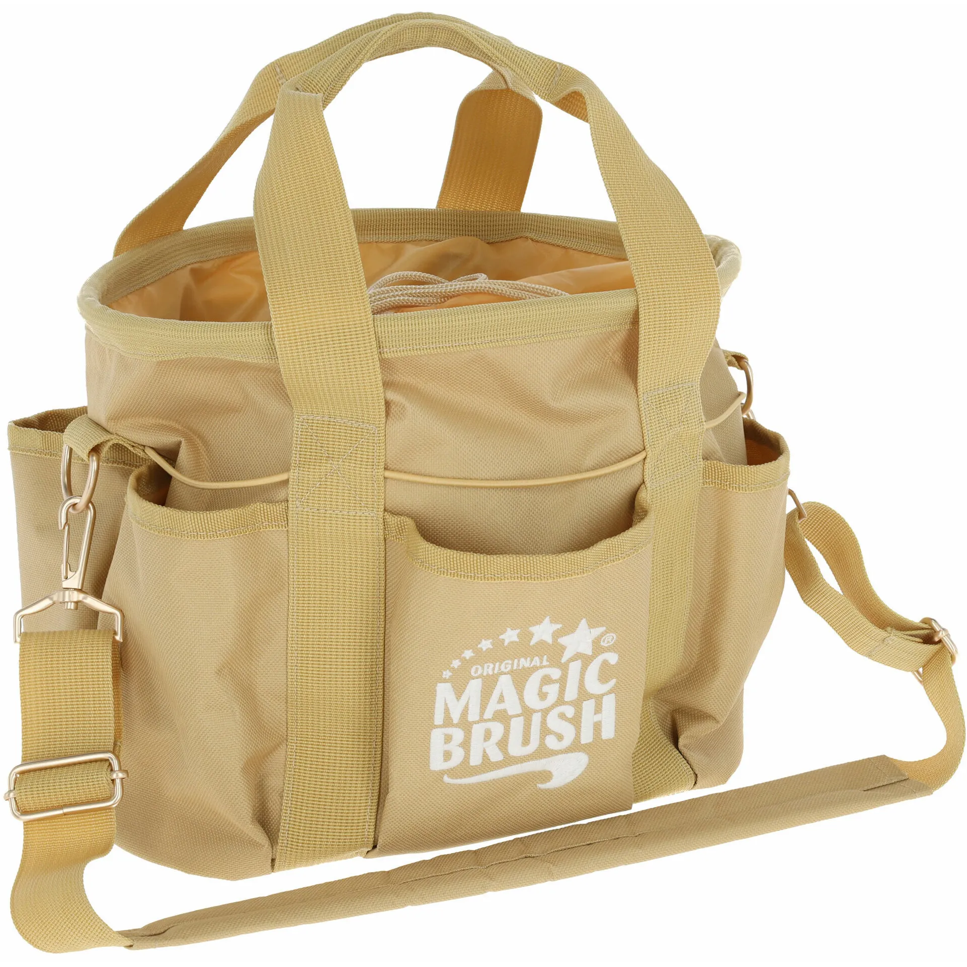 Putztasche goldfarben