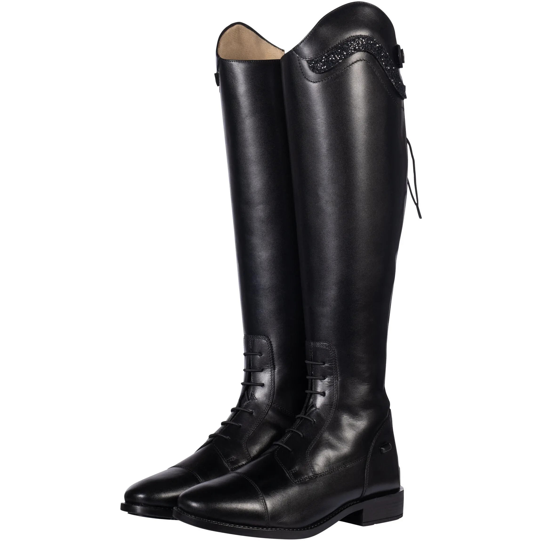 Reitstiefel ZAVIRA Echtleder schwarz