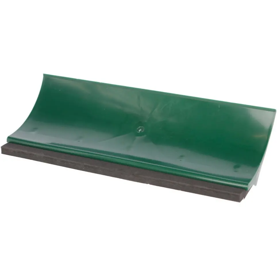 Kot- und Gülleschieber rechteckig mit Gummilippe grün 46cm
