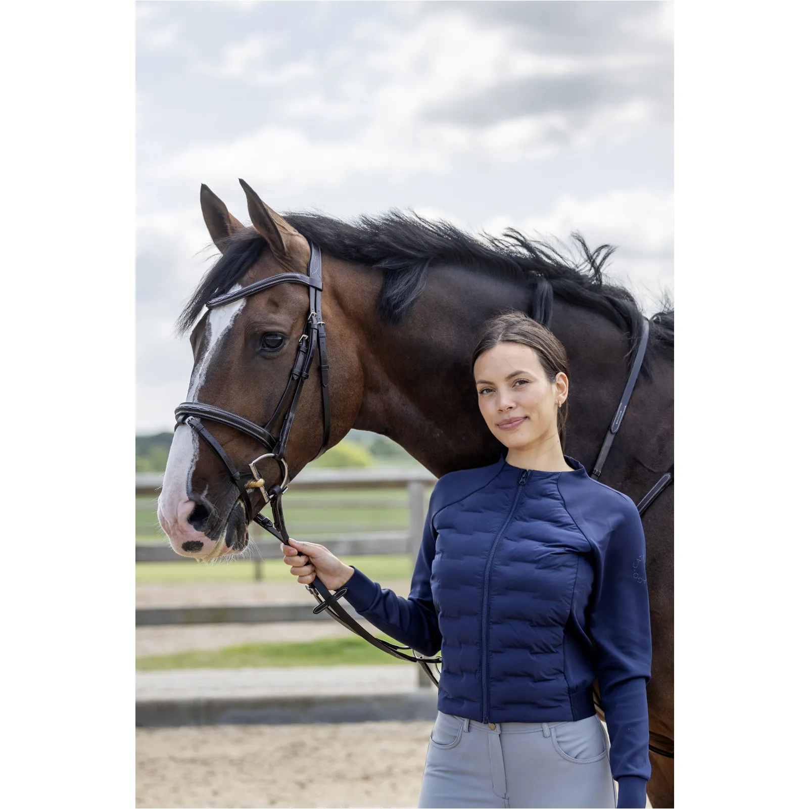 Damen Reitjacke VALA navy