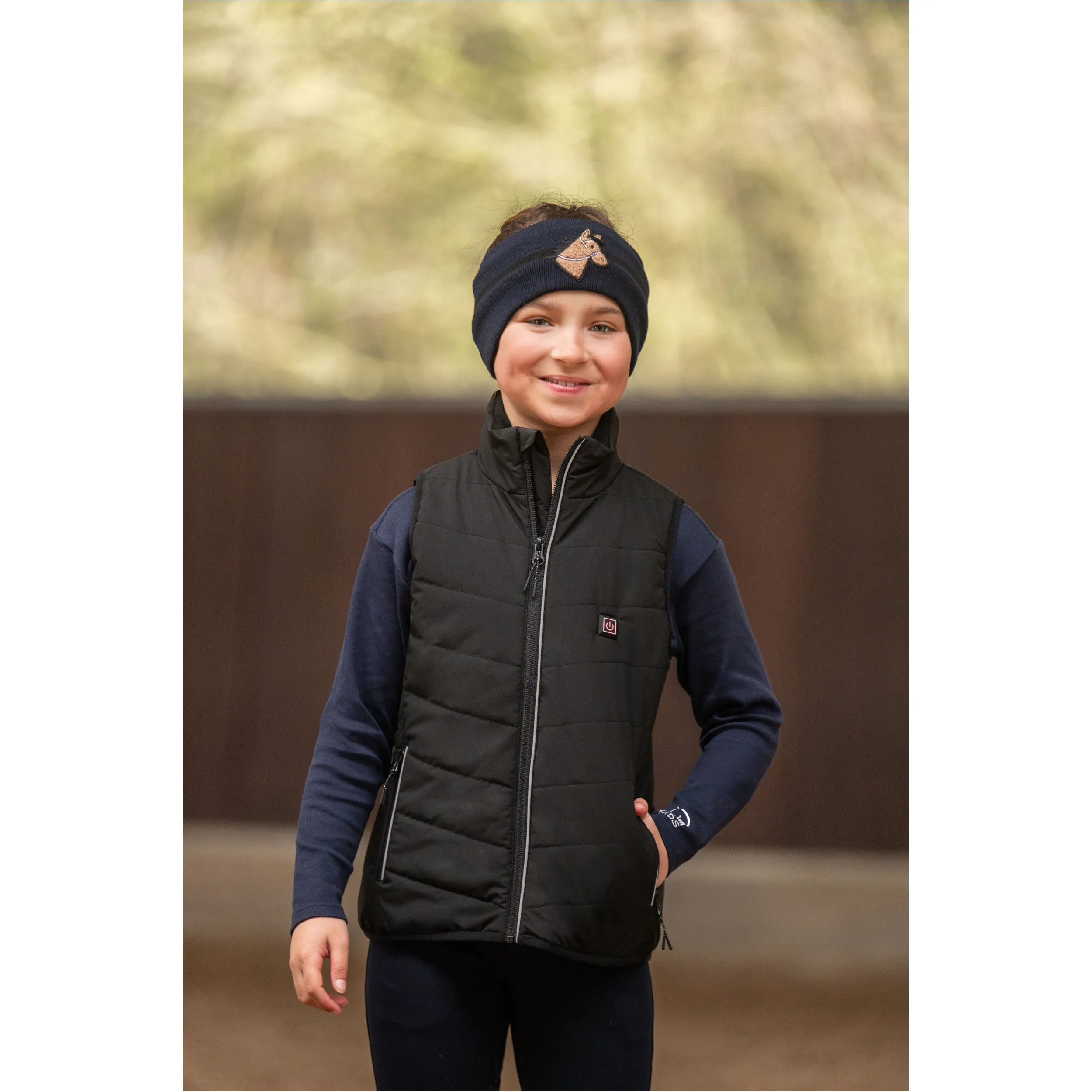 Winter Kinder Stirnband MIA dunkelblau