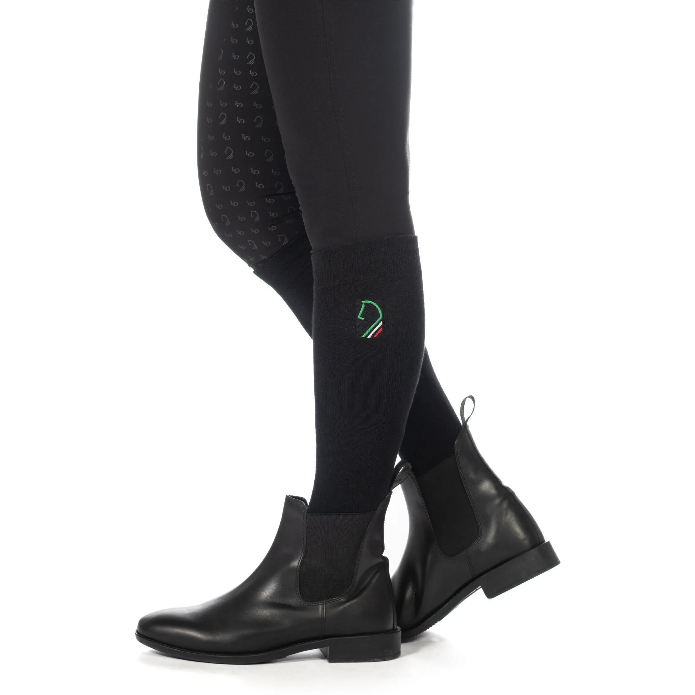 Damen Reitsocken LIVIGNO schwarz