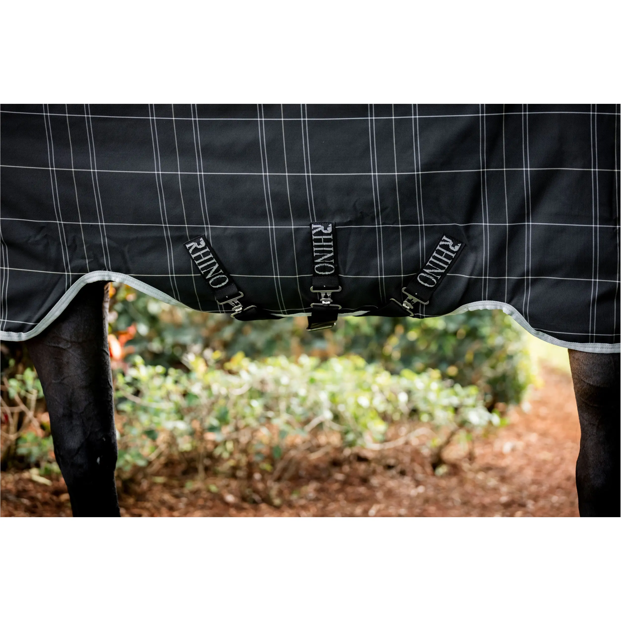 Outdoordecke 100g Füllung 1000D RHINO Wug blk/grey/white check/gray 