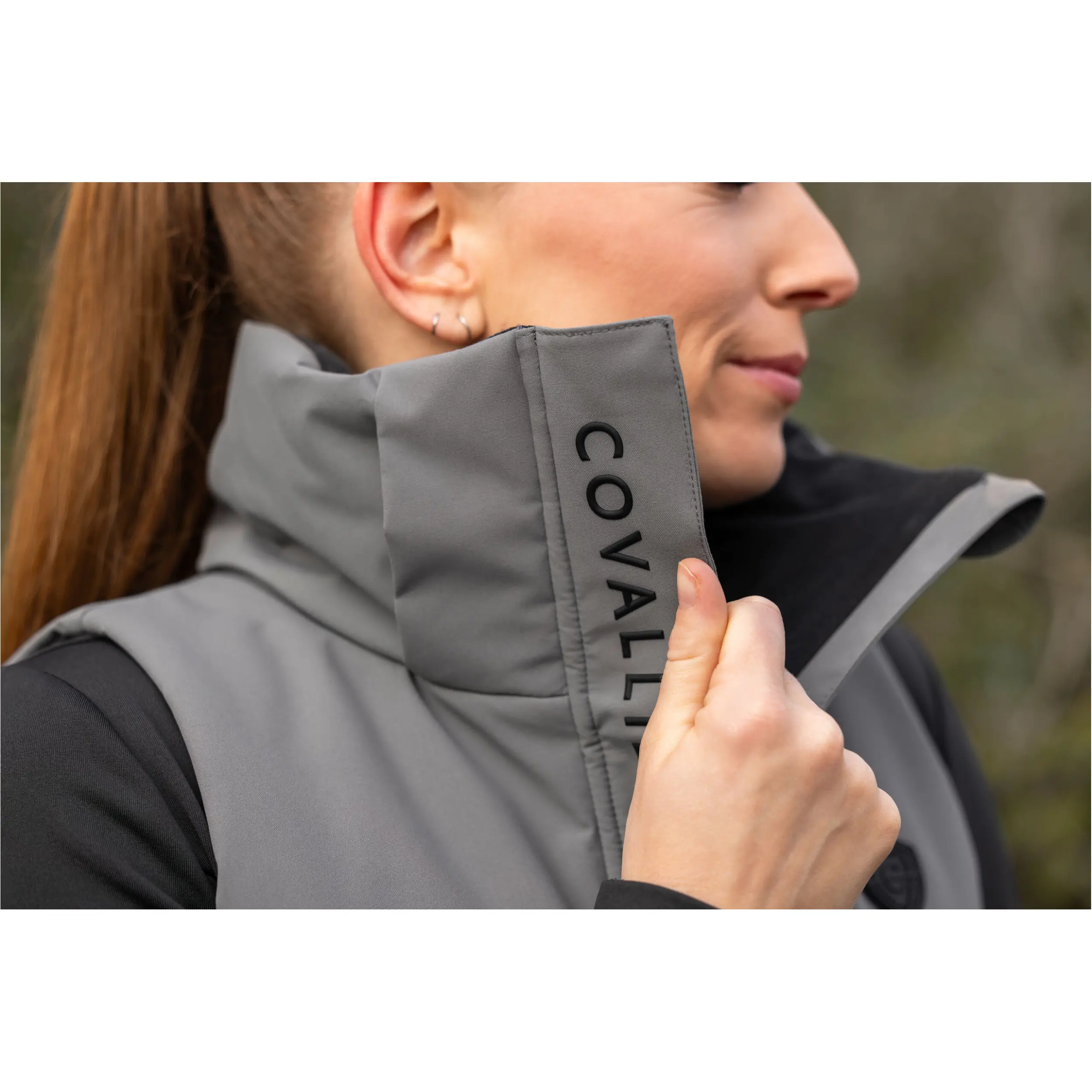 Damen Reitweste H/W 2025 steel grey