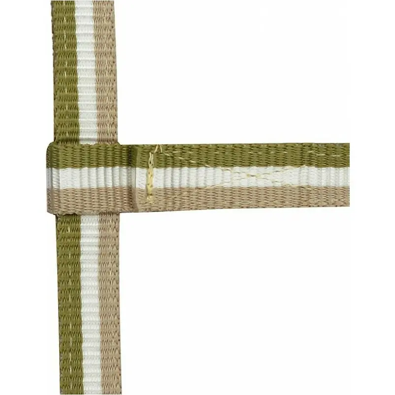 Fohlenhalfter verstellbar khaki/weiß/beige
