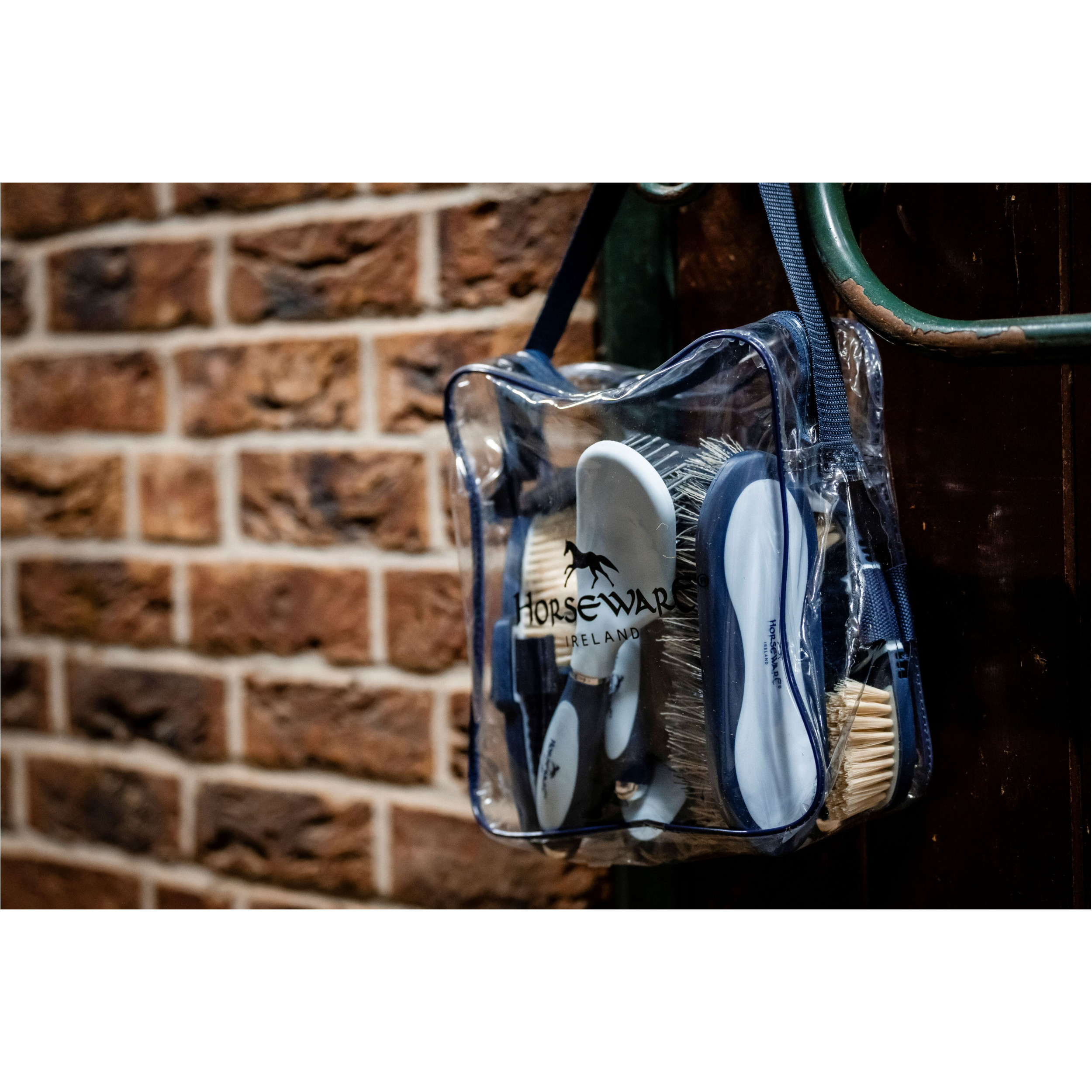 Pferdepflegeset NEWMARKET witney stripes/navy