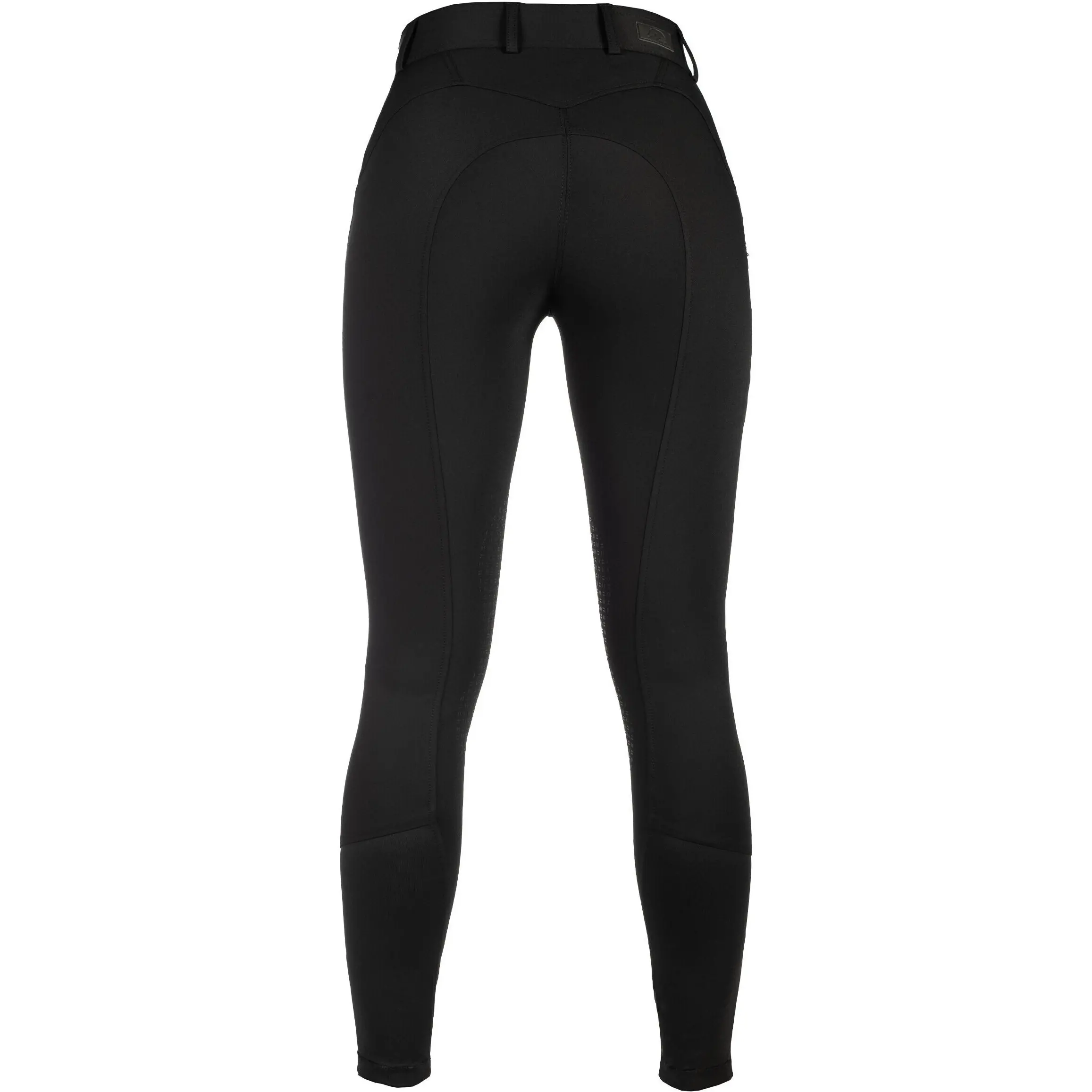Damen Reithose Silikon Kniebesatz ARI MID RISE schwarz