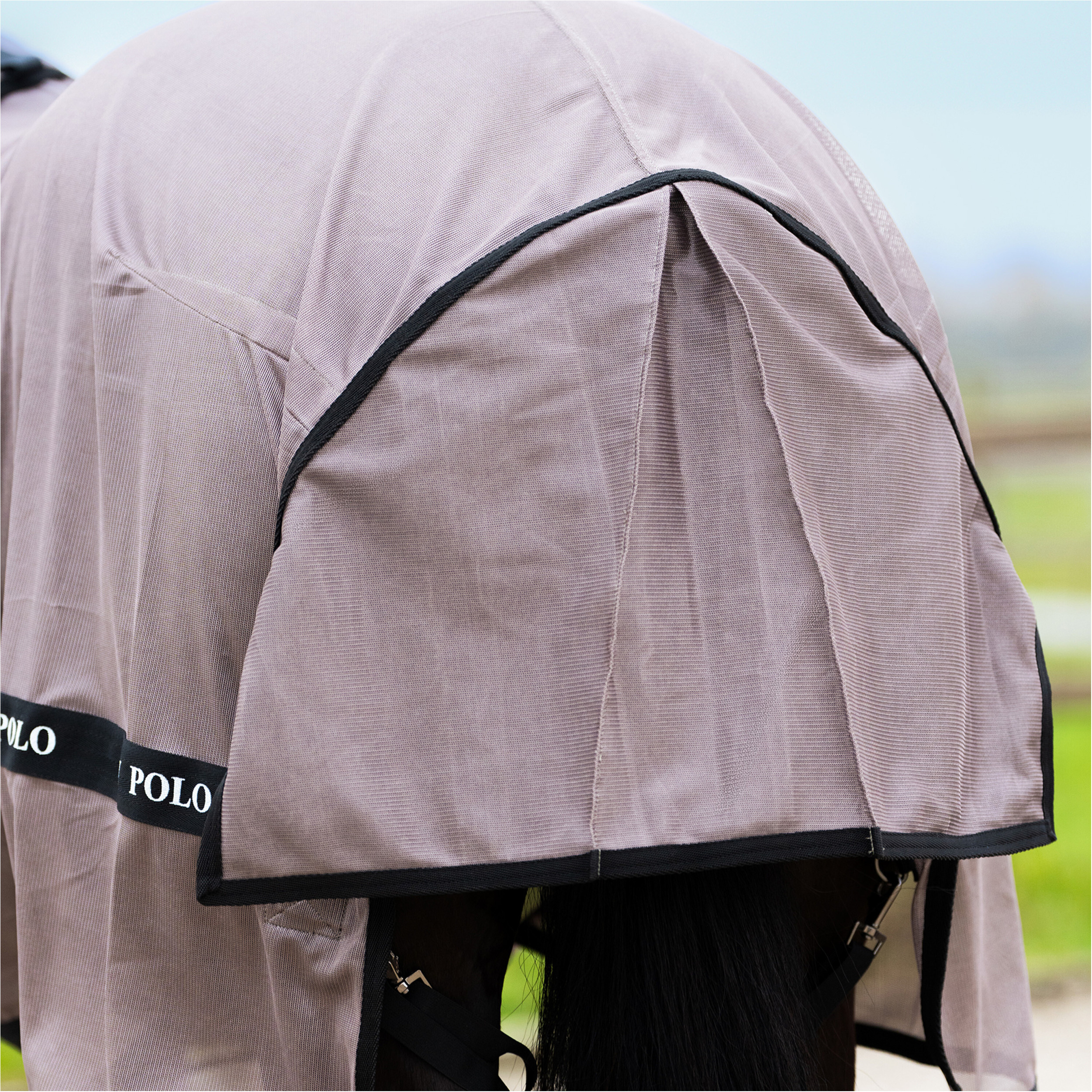 Fliegendecke mit Halsteil (abnehmbar) HVPNena espresso