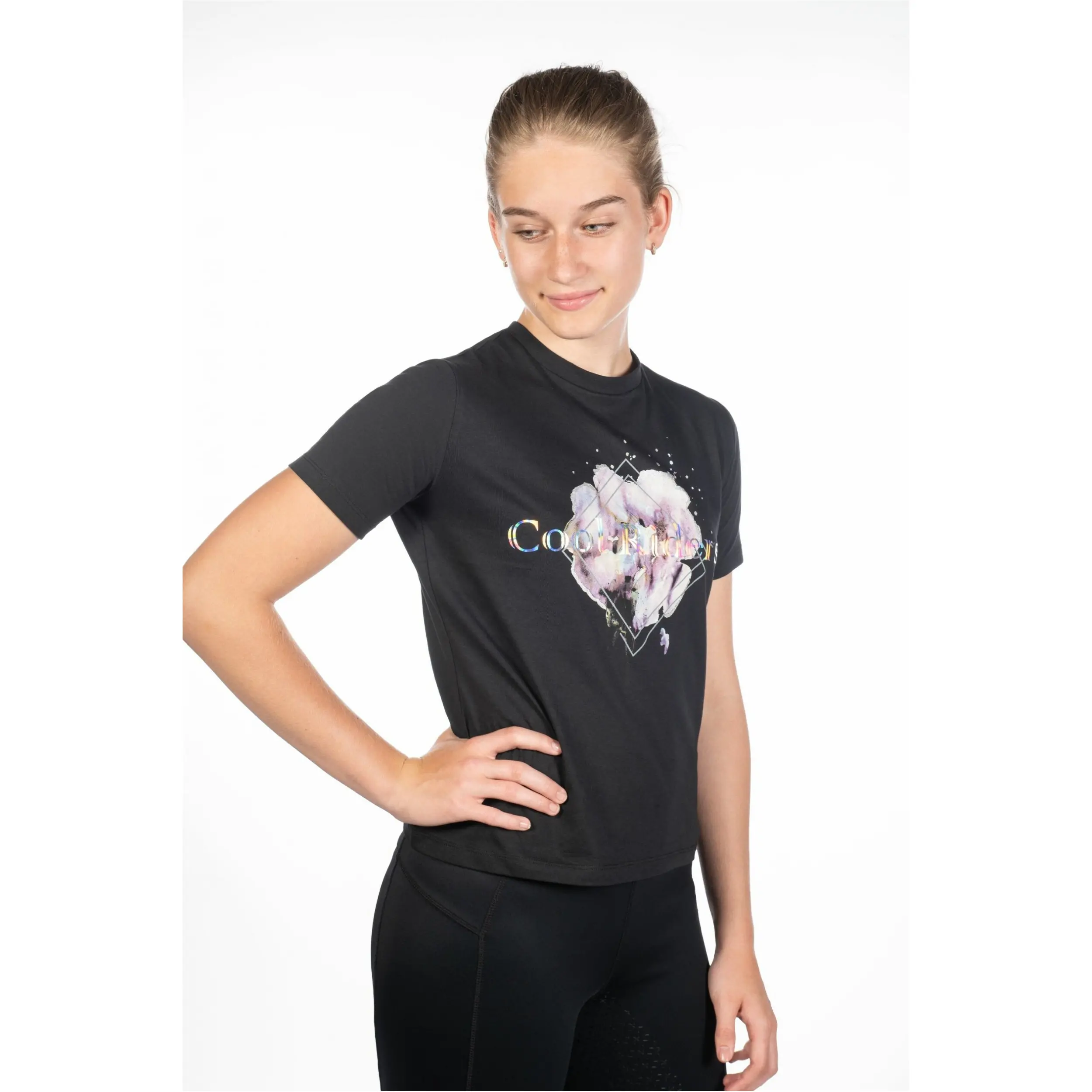 Kinder T-Shirt HAILEY schwarz