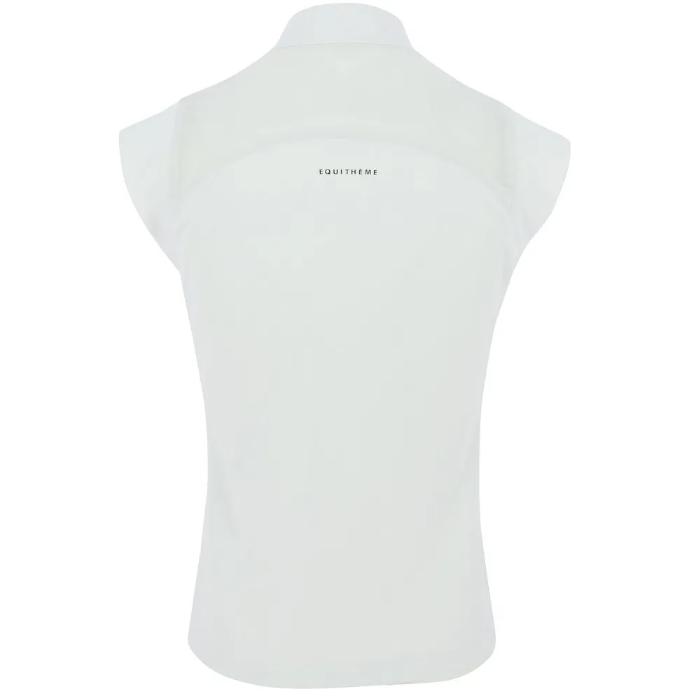 Damen Turnier-Poloshirt BRÜSSEL mit Mesheinsätzen weiß