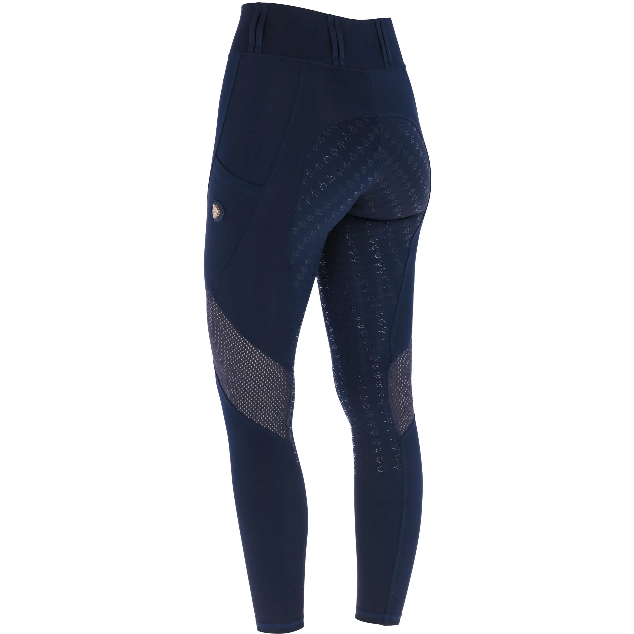 Damen Reitleggings Silikon Vollbesatz Mesh F/S 2026 dark navy