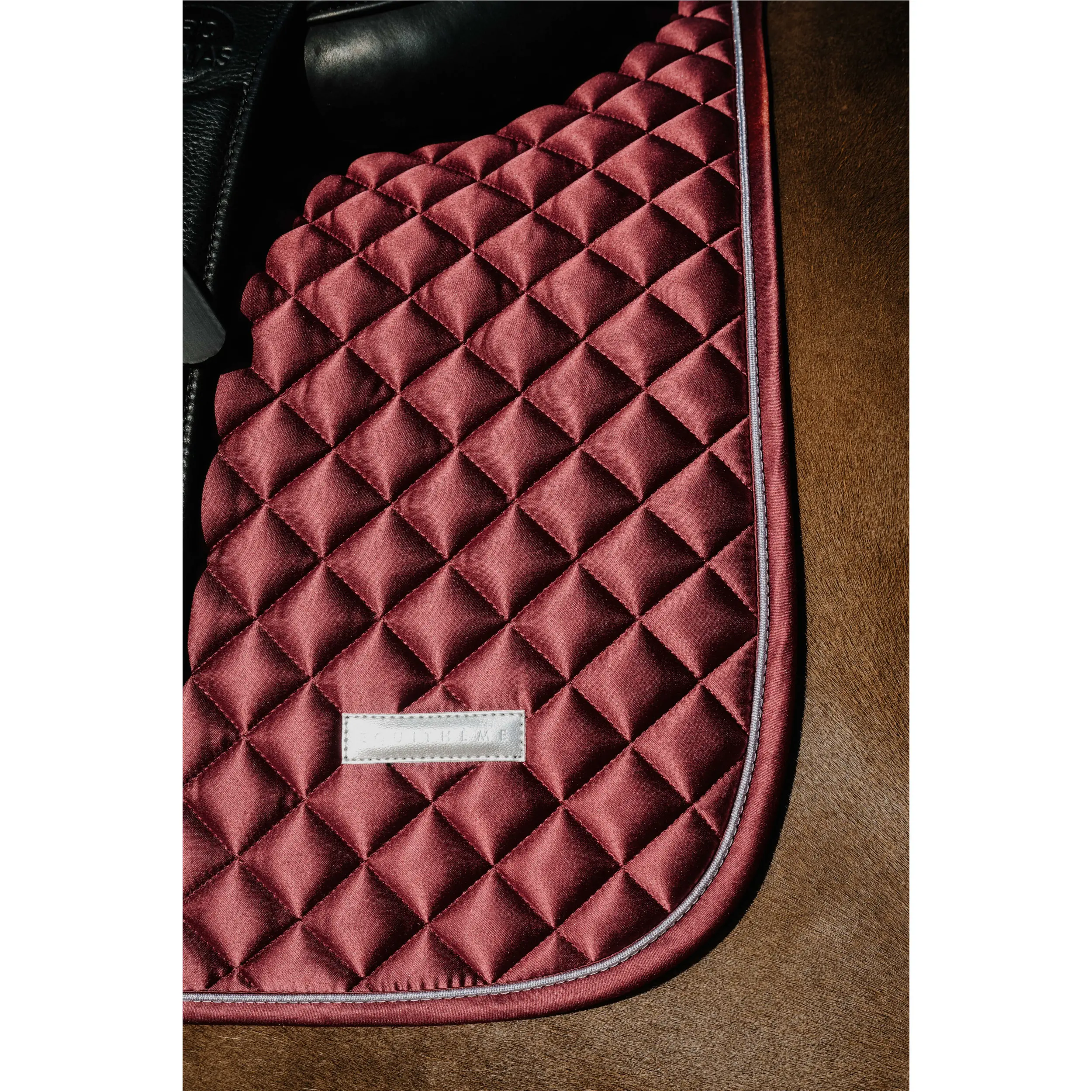 Dressurschabracke NACRE bordeaux Warmblut