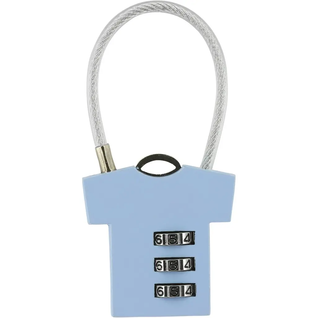 Schloss für Putzkasten T-SHIRT blau