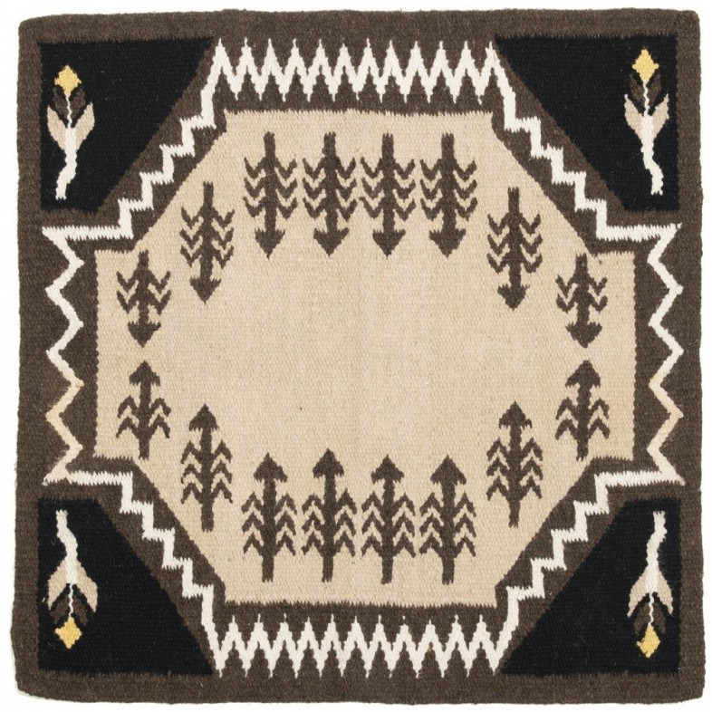 Westernpad by Franck Perret SIOUX braun/beige 86x91cm Westernpad by Franck Perret SIOUX braun/beige 86x91cm