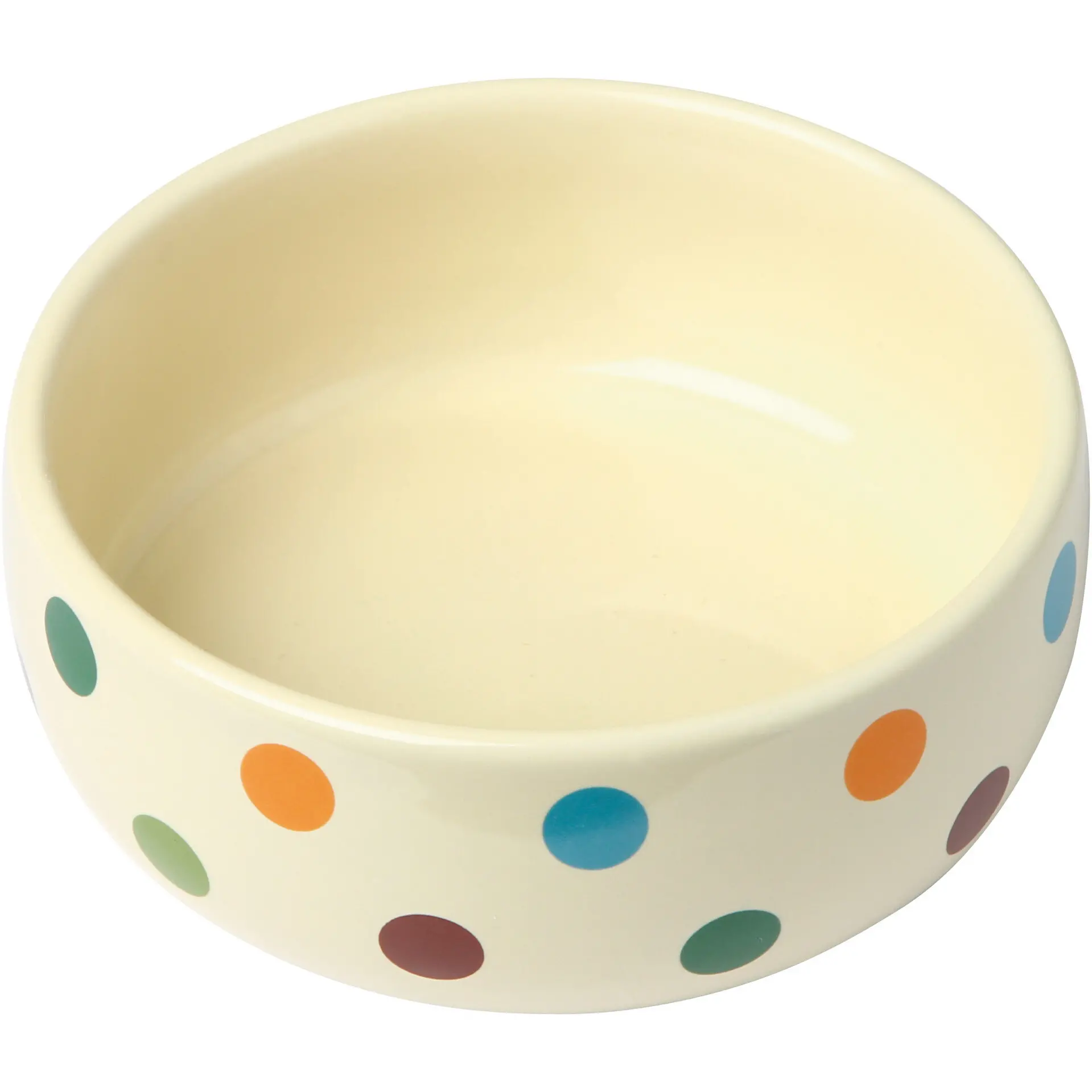 Keramiknapf DOTS creme