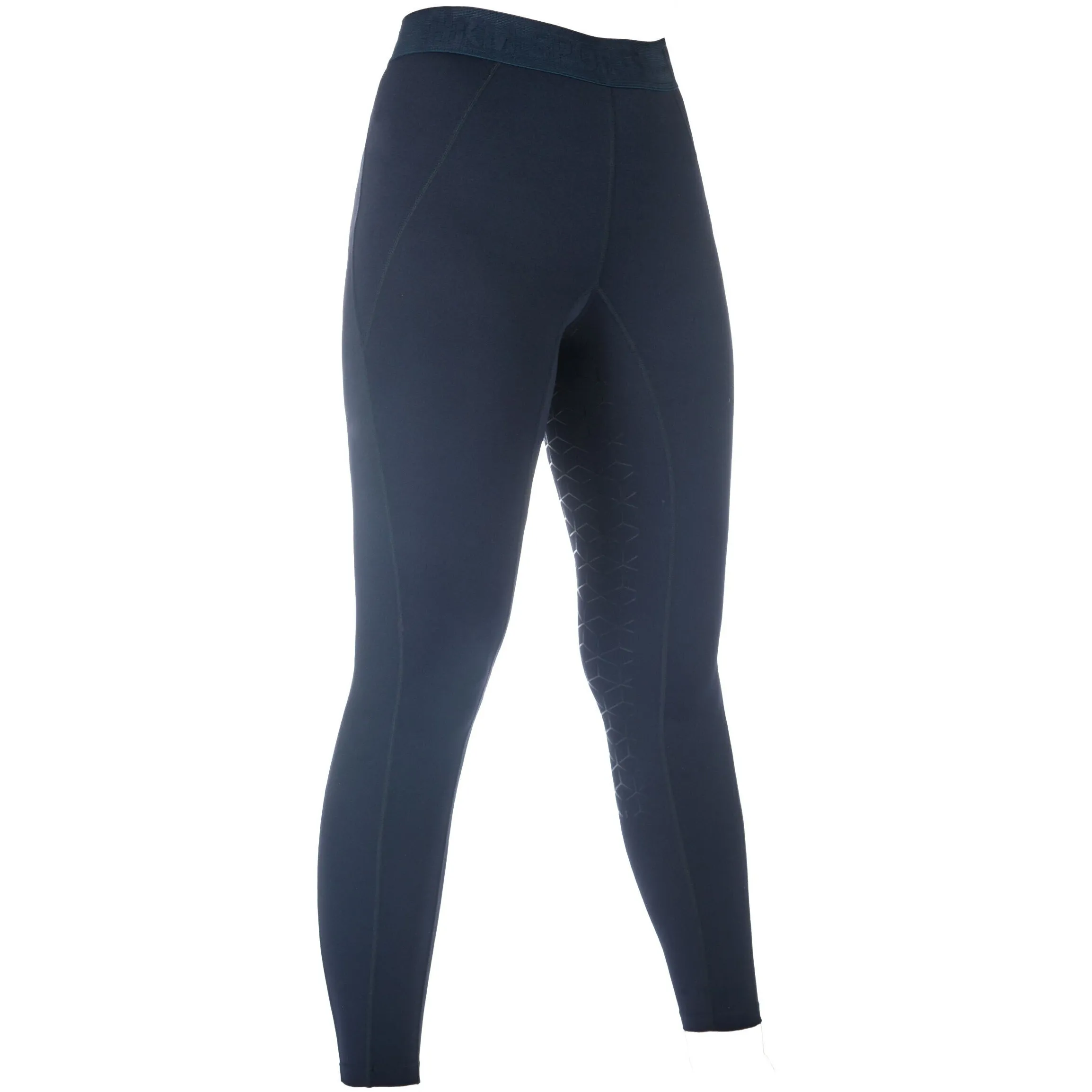 Kinder Reitleggings Silikon Vollbesatz TABEA dunkelblau