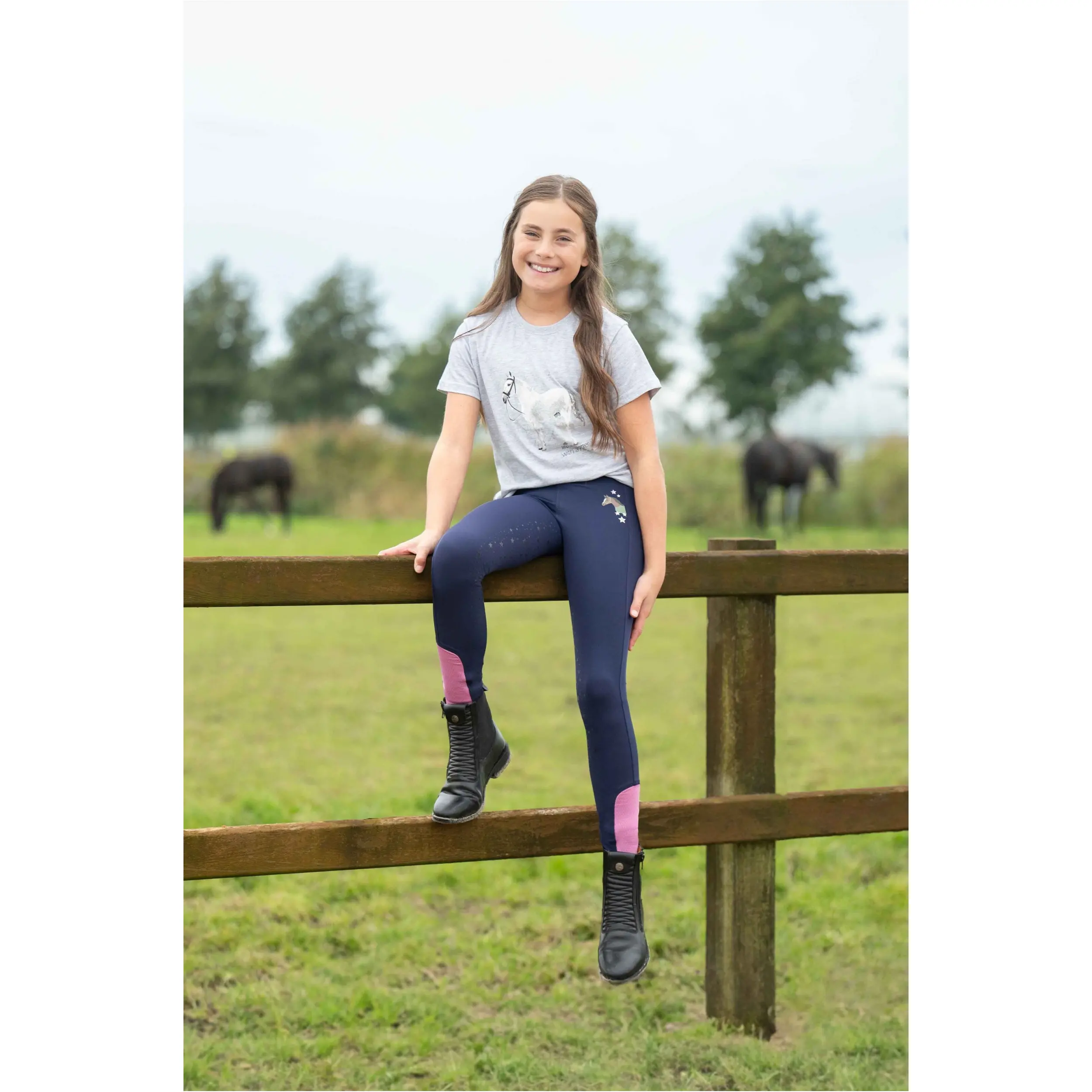 Kinder T-Shirt SPARKLE grau meliert