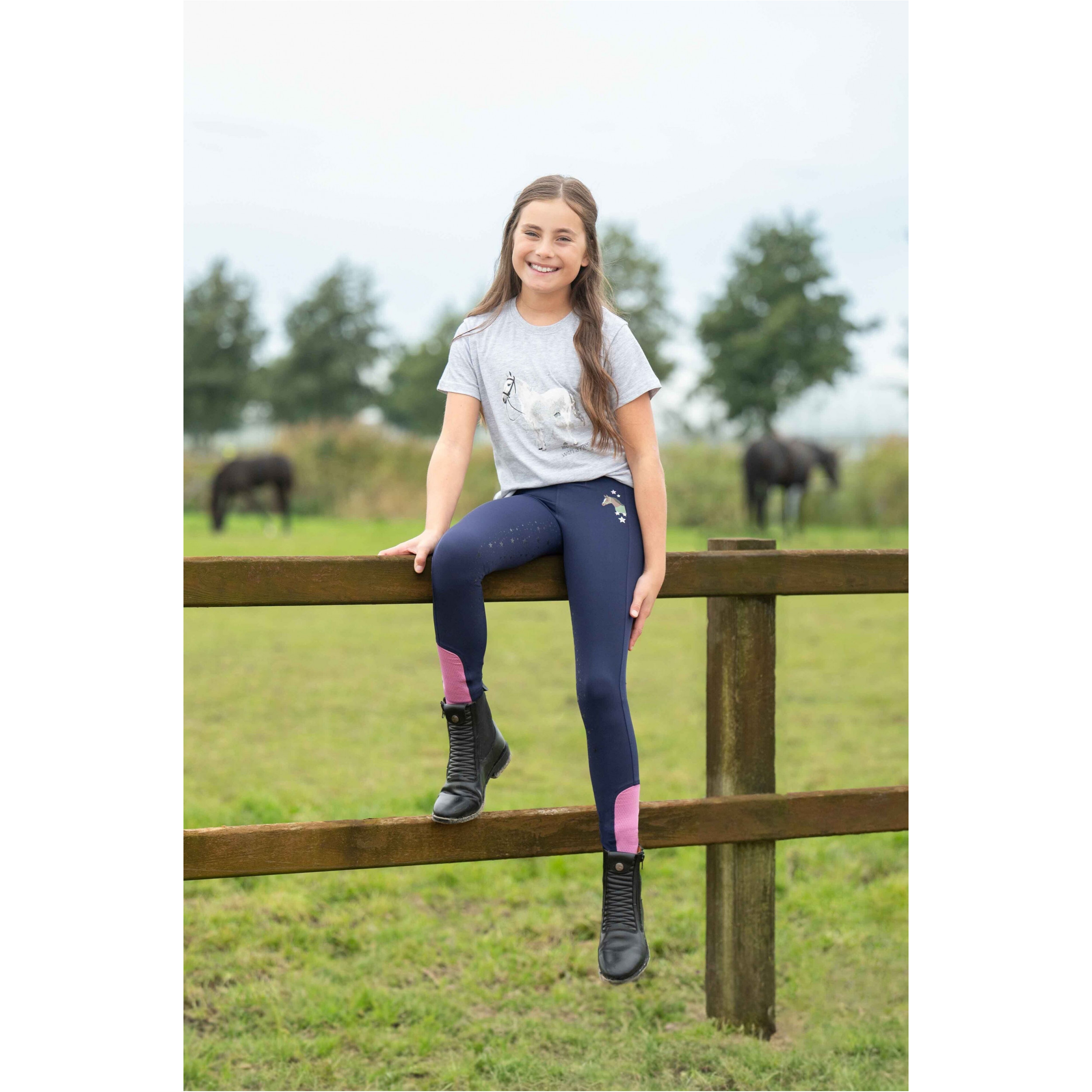 Kinder T-Shirt SPARKLE grau meliert