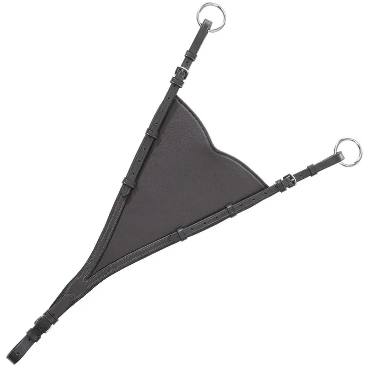 Martingalgabel geschlossen Softleder schwarz