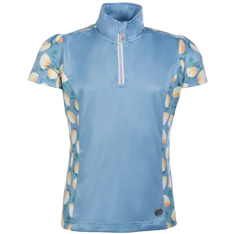 Kinder Funktionsshirt AUSTIN KIDS hellgelb/babyblau