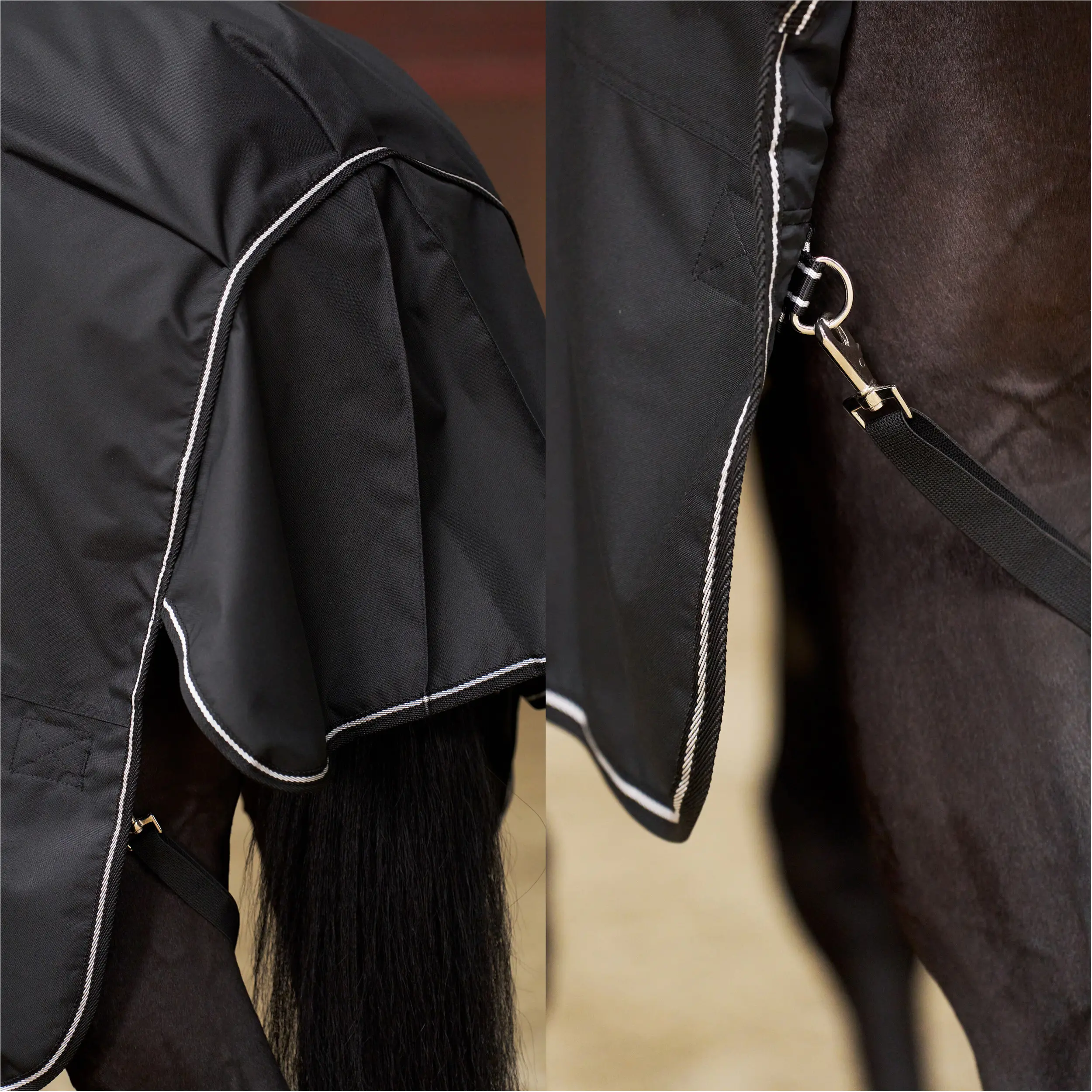 Outdoordecke Halsteil (abnehmbar) 200g Füllung 600D IRHBasic schwarz