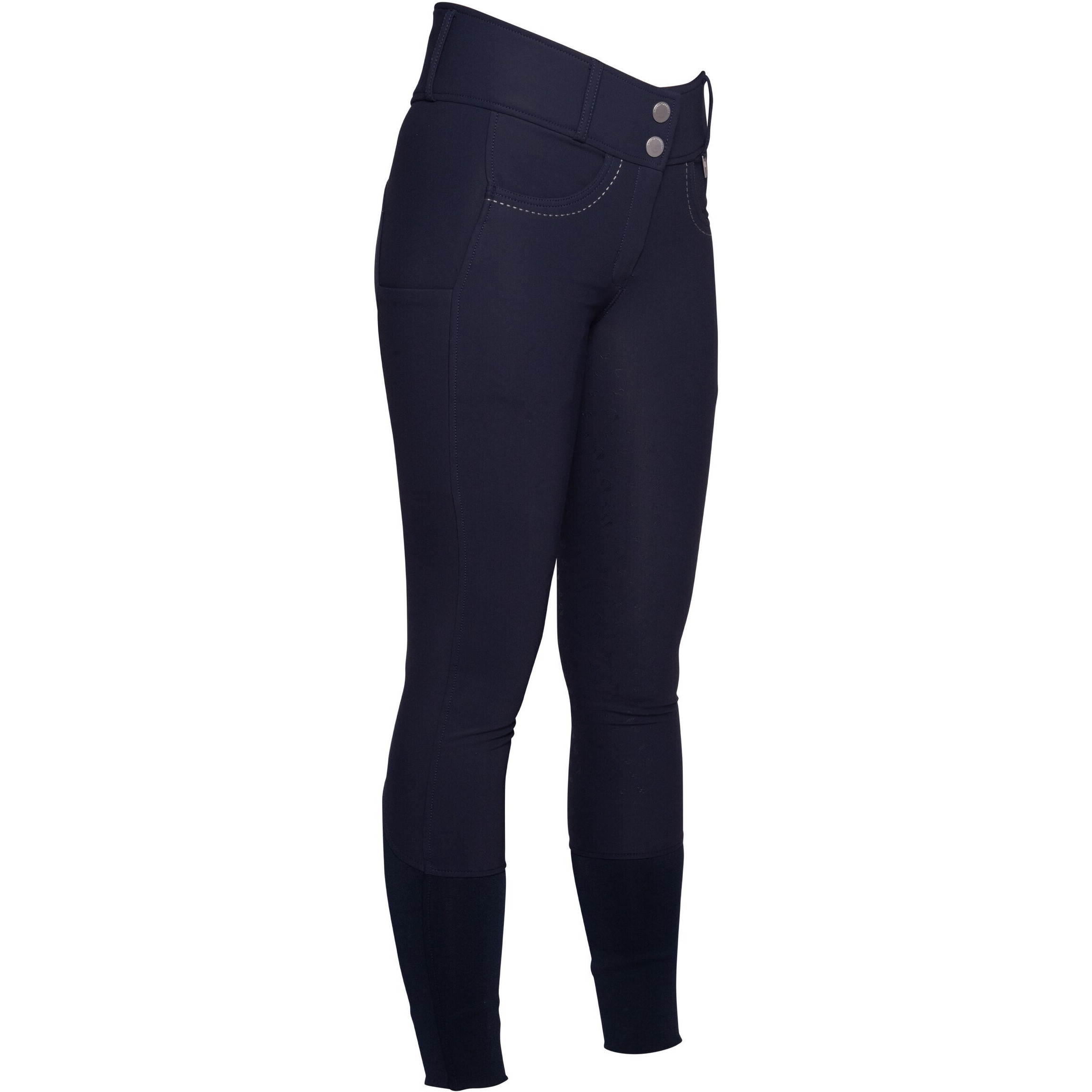 Damen Reithose Silikon Kniebesatz AREZZO dunkelblau