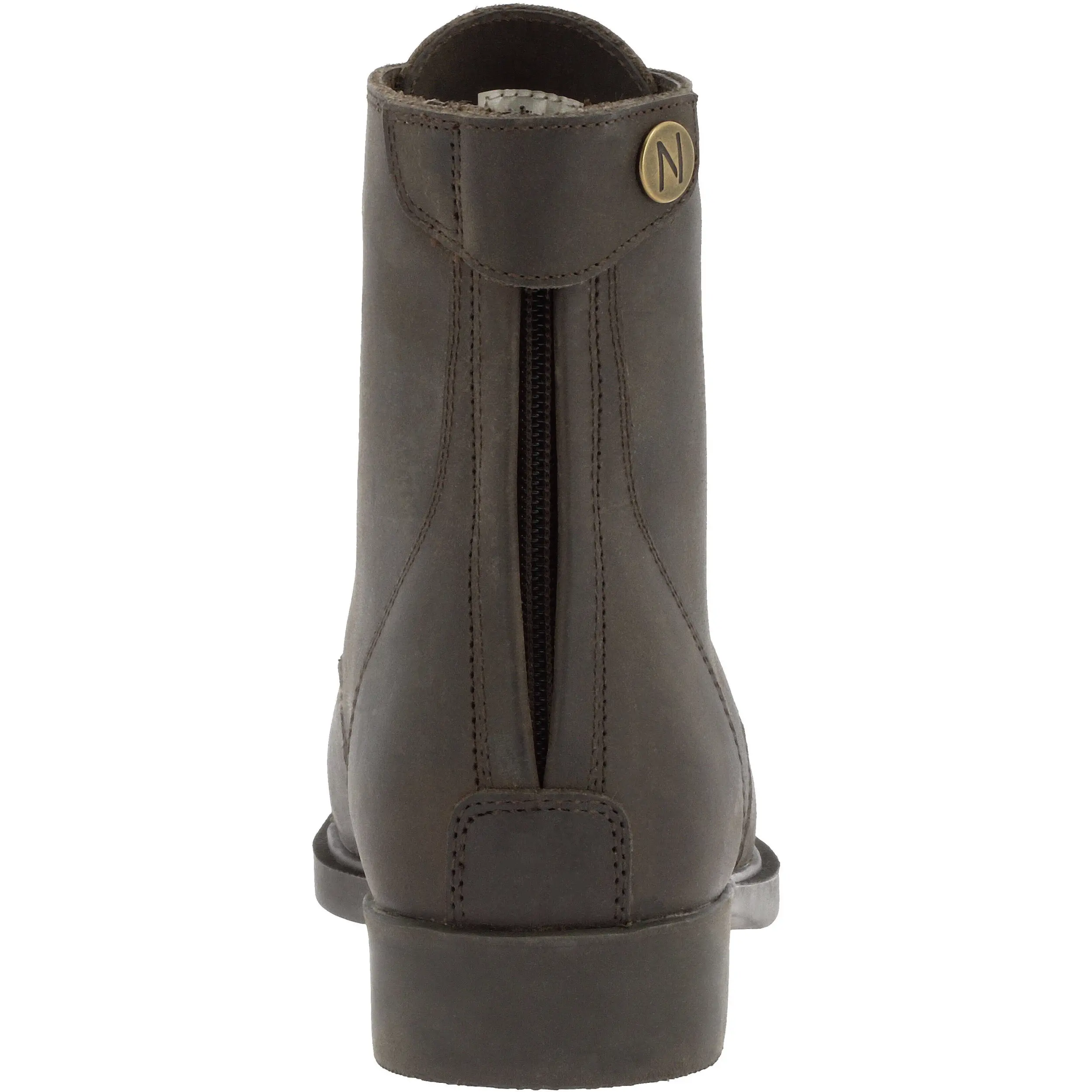Reitstiefeletten mit Schnürsenkel & Zip NÎMES Echtleder braun Reitstiefeletten mit Schnürsenkel & Zip NÎMES Echtleder braun