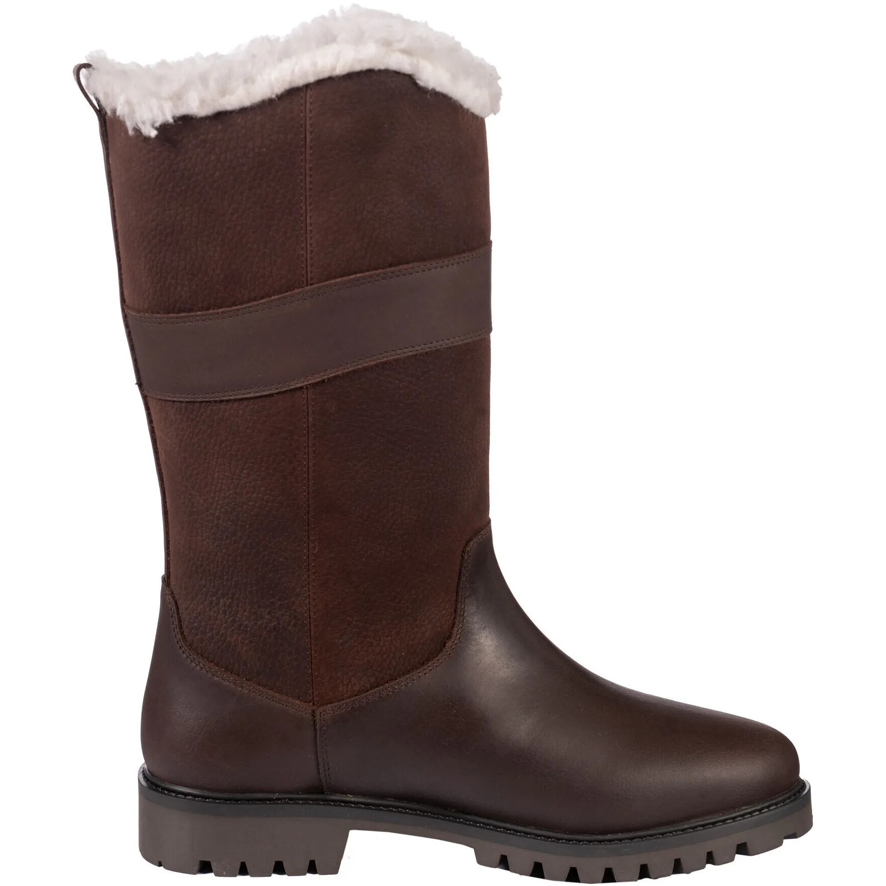 Winter Fashion Stiefel BELMOND TEDDY braun