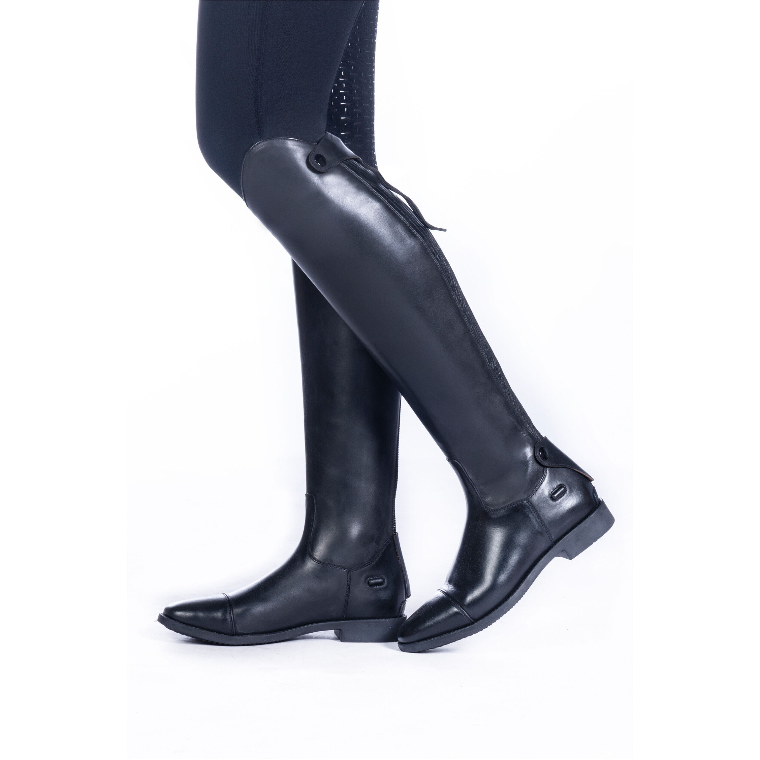 Reitstiefel OXFORD Echtleder schwarz