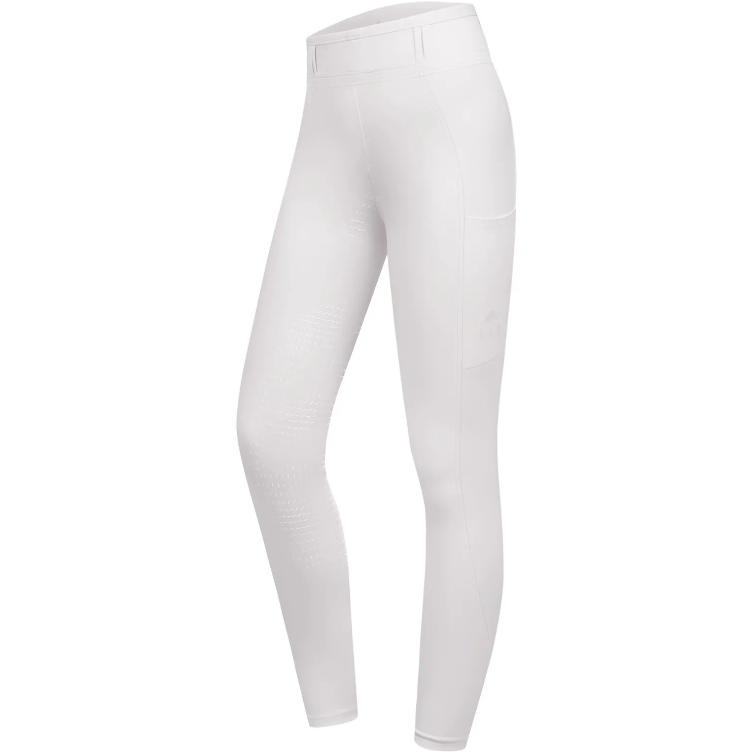 Damen Reitleggings Silikon Vollbesatz ORELIE weiß