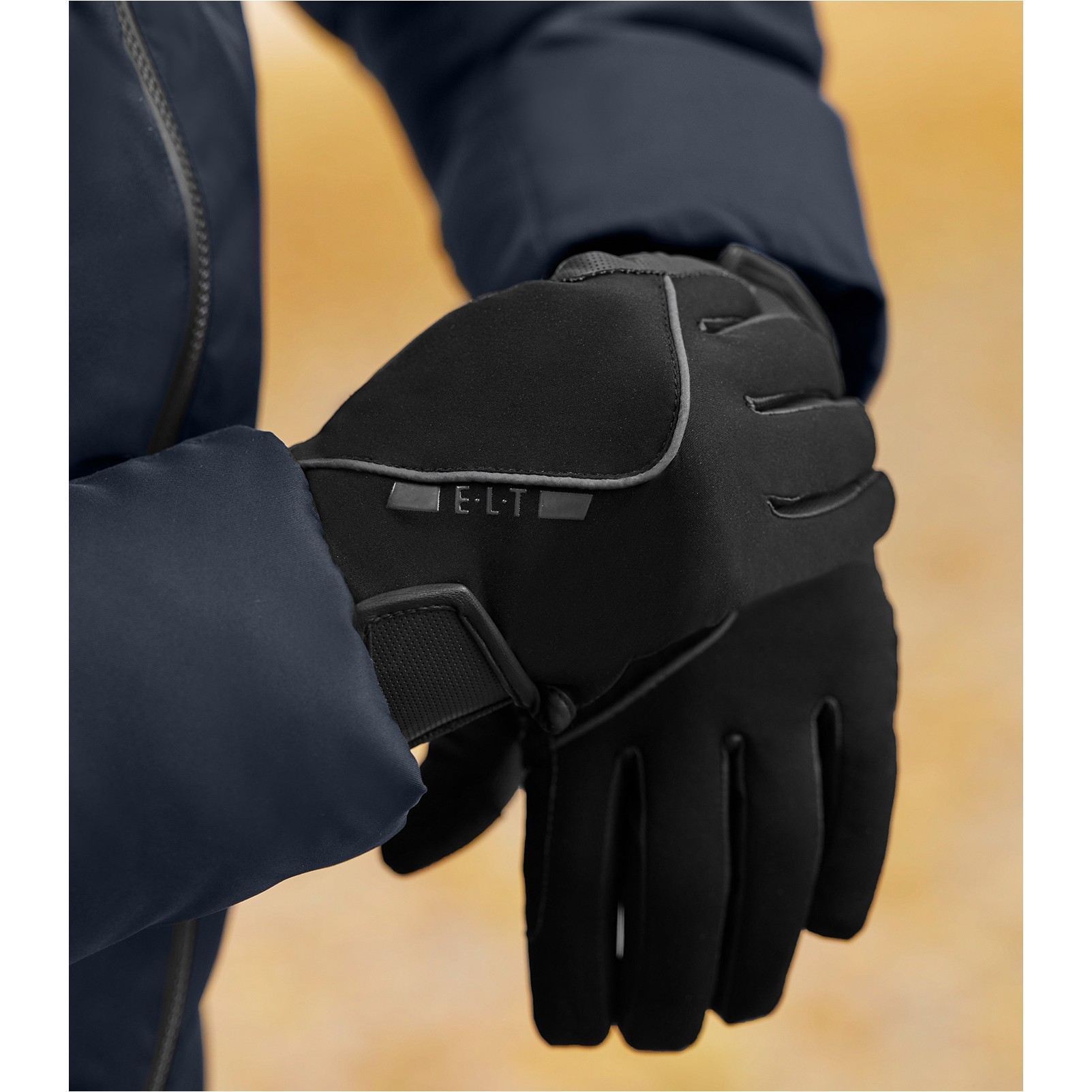 Winter Herren Reithandschuhe MAXIM schwarz
